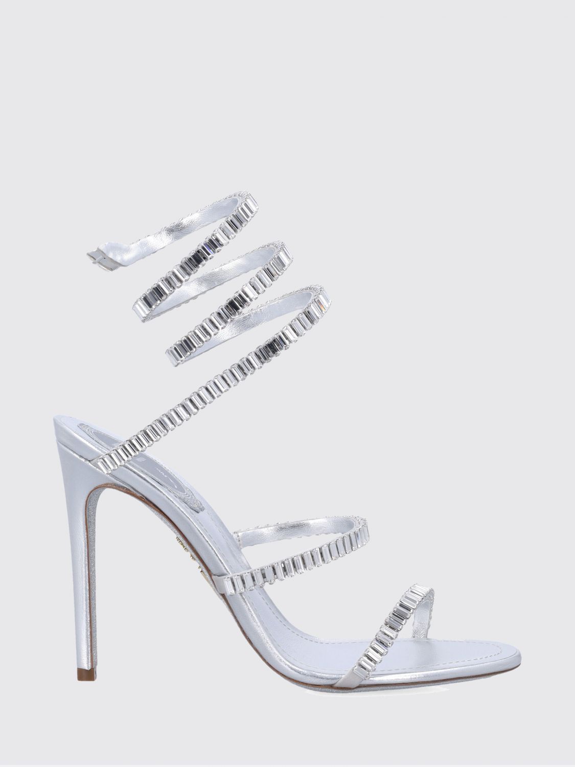 Rene Caovilla Rene Caovilla Heeled Sandal Woman Silver Size US 6.5 / IT 36.5 - 1 Thumbnail