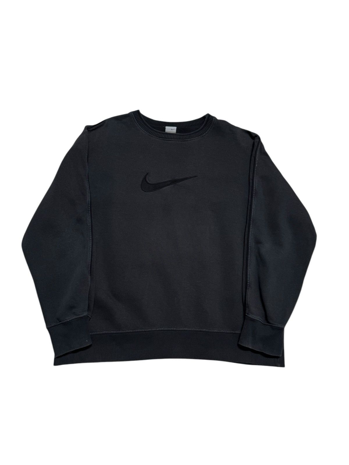 Nike × Vintage NIKE BIG LOGO BOXY DRILL Y2K VINTAGE SWOOSH Size US XL / EU 56 / 4 - 1 Thumbnail