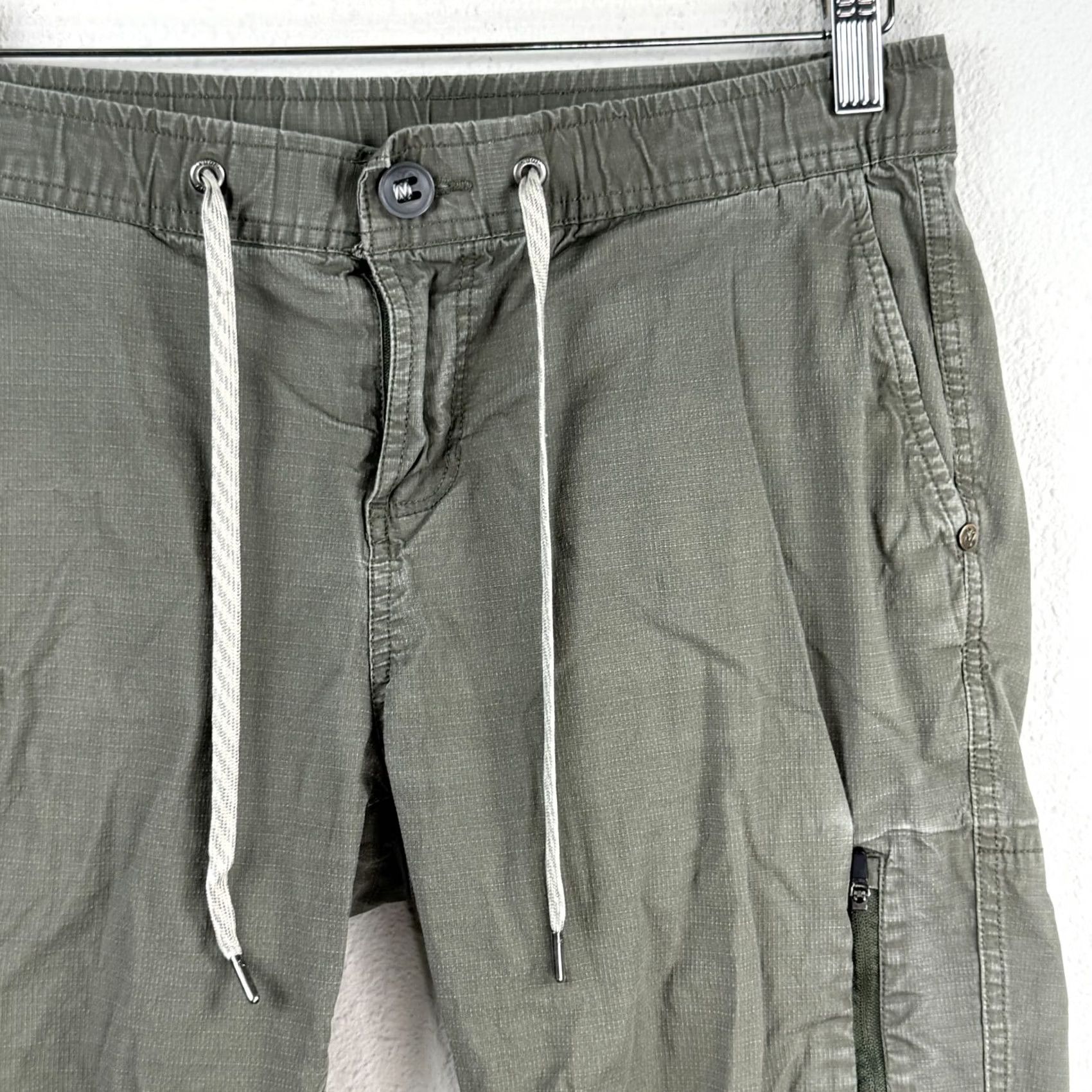 Vuori VINTAGE Vuori Pants Womens M Green Ripstop Dura Terra Straight Casual Outdoor Hiking Size 32" / US 10 / IT 46 - 5 Thumbnail