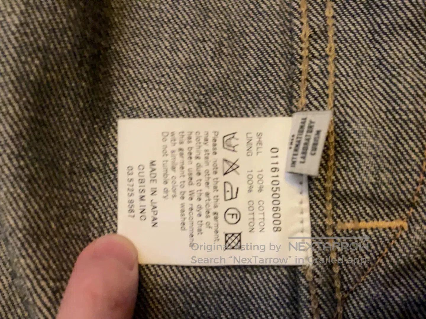 Visvim visvim Blue Denim Jacket Gold Embroidery. Size US M / EU 48-50 / 2 - 4 Thumbnail