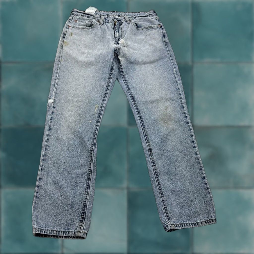 Levi's Levi’s 541 Jeans Men’s 29 x 29 Blue Tagged 31x32 Distressed Paint Size US 29 - 1 Thumbnail