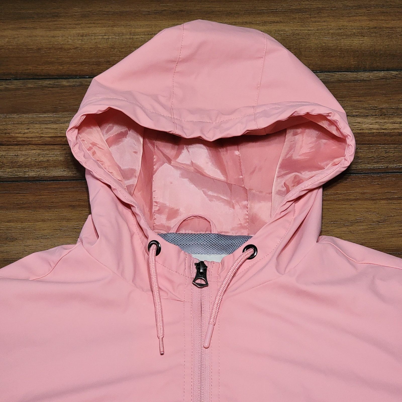 Weatherproof Weatherproof Ladies Long Wind Breaker w/ Hood - Size Large Size L / US 10 / IT 46 - 2 Thumbnail