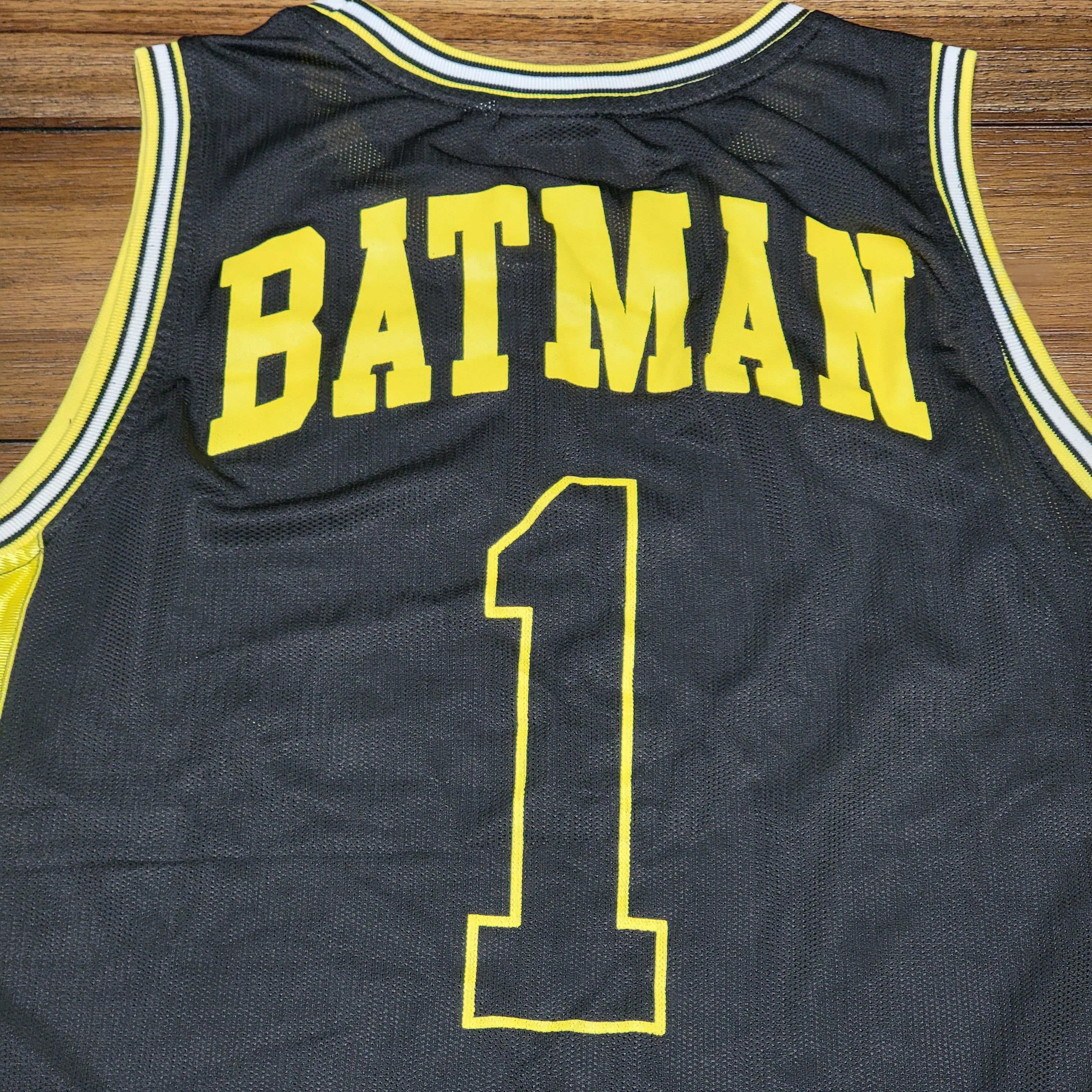 DC Comics Batman Tank Jersey Black w/ Yellow Trim - Size M Size US M / EU 48-50 / 2 - 5 Thumbnail