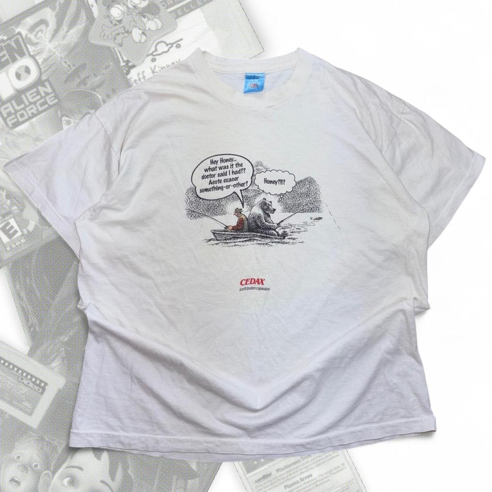 & Other Stories White 90’s Single Stitch Cedax Pharmaceutical Promo GraphicT Size US XL / EU 56 / 4 - 2 Thumbnail
