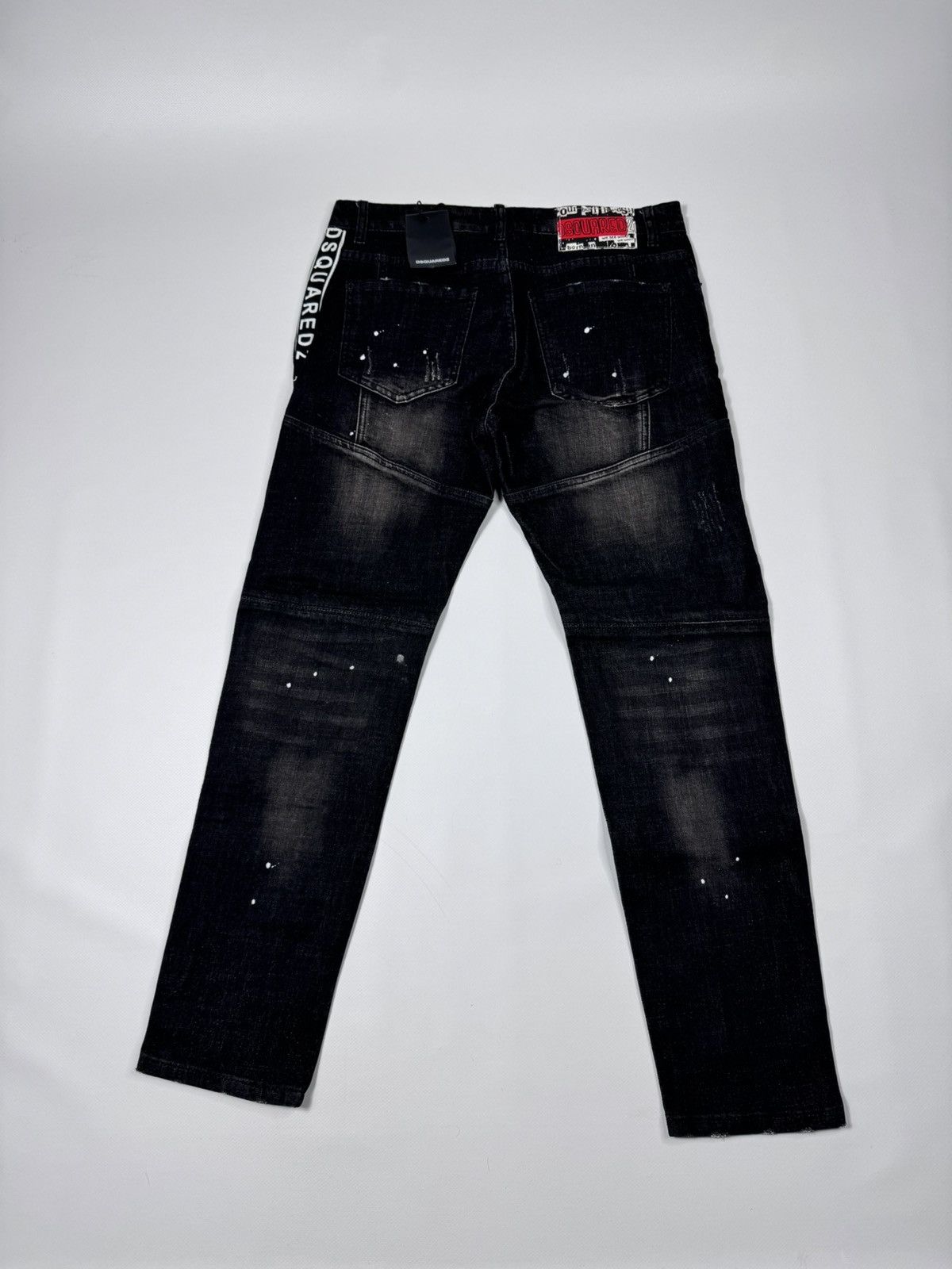 Dsquared2 Dsquared2 exclusive distressed multi logo jeans pants size M Size US 32 / EU 48 - 5 Thumbnail