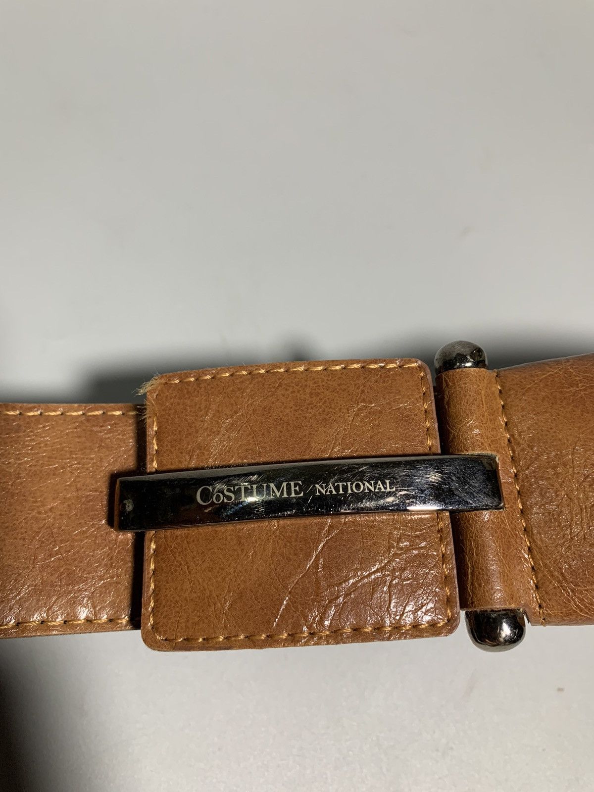 Costume National COSTUME NATIONAL BROWN LEATHER BELT Size ONE SIZE - 3 Thumbnail
