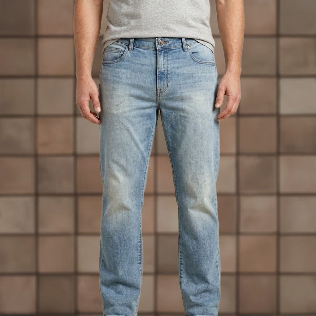 Lee Lee Modern Series Jeans Straight Denim 38x30 Light Wash Men Slim? Size US 38 / EU 54 - 1 Thumbnail