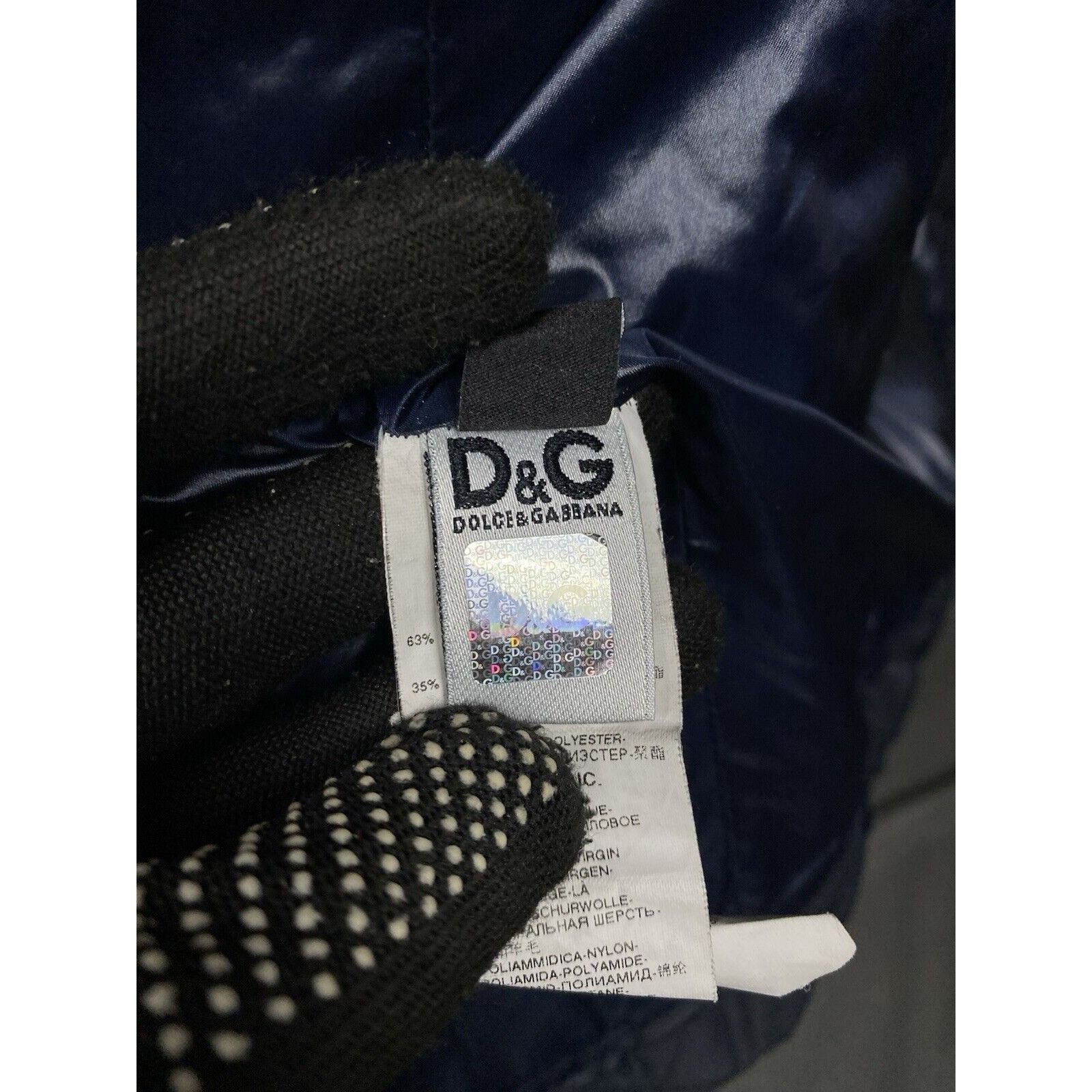 Dolce & Gabbana Dolce&Gabbana Men's Blue Quilted Sportcoat Jacket Size 50 Size US M / EU 48-50 / 2 - 13 Thumbnail