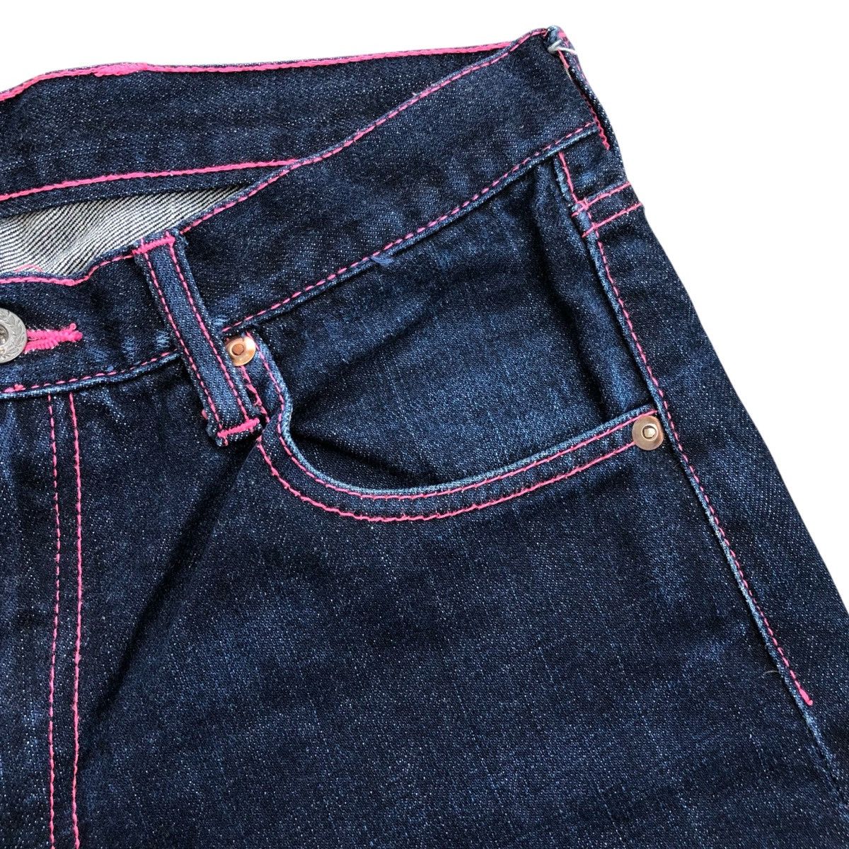 Futura Vintage Futura Lobaratories Embroidered Pink Jeans Pants Size US 30 / EU 46 - 12 Thumbnail