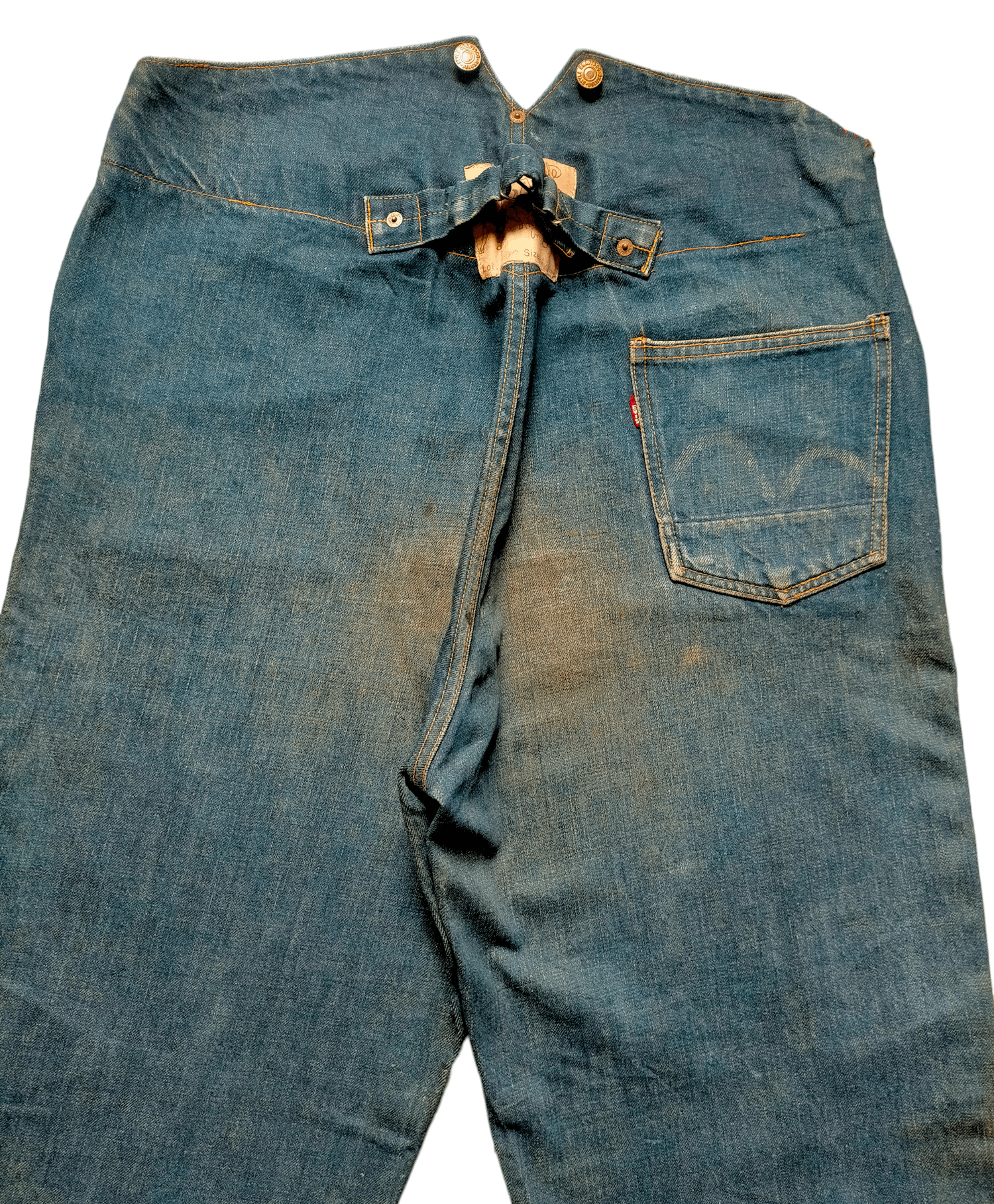 Evisu 🔥Rare Vintage 90s Evis Buckle Back Selvedge Jeans Size US 34 / EU 50 - 1 Thumbnail