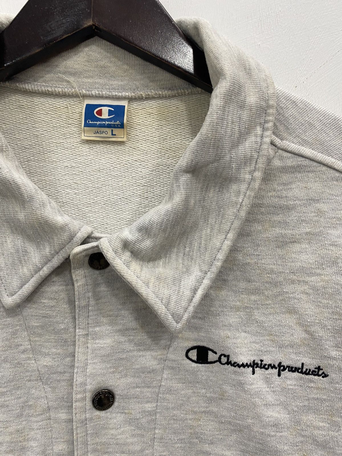 Champion × Vintage VINTAGE CHAMPION sweater jaspo hip hop streetwear sweater Size US L / EU 52-54 / 3 - 3 Thumbnail