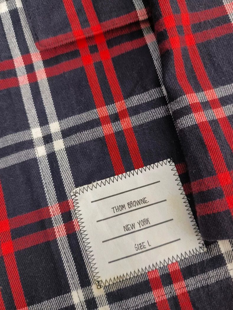 Thom Browne Thom Browne size1 Red plaid suit jacket Size 34S - 5 Thumbnail