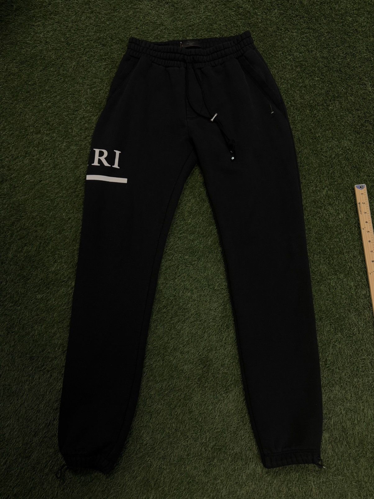 Amiri Amiri Sweatpants Black White Size Medium 🧼 Size US 31 - 1 Thumbnail