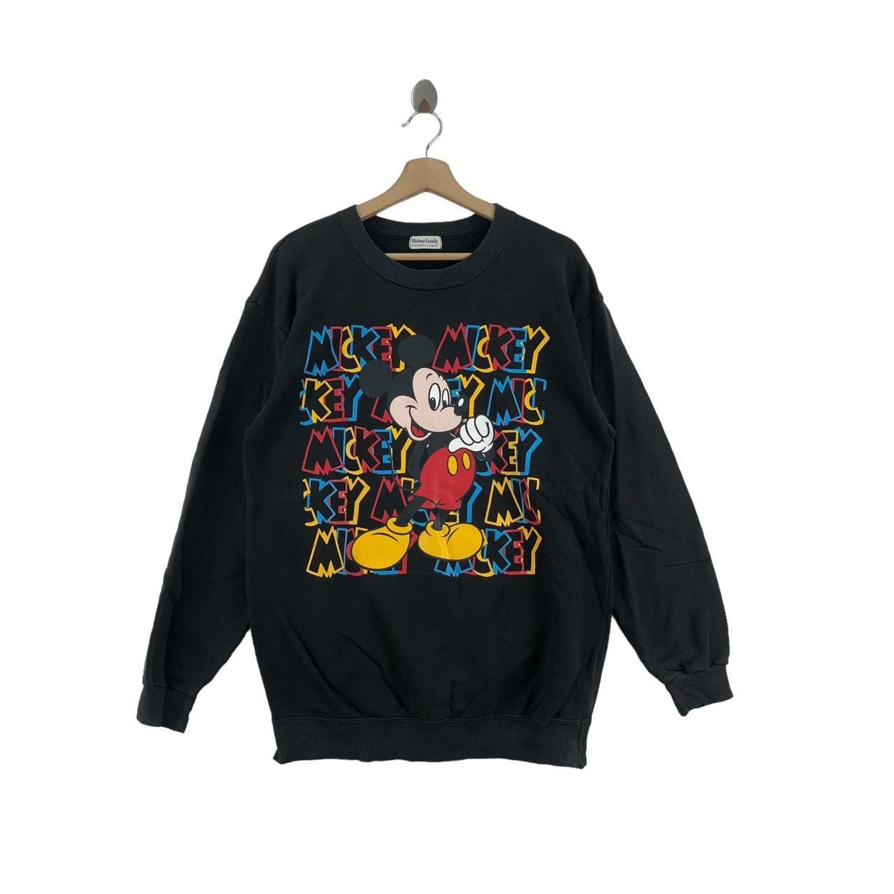 Vintage Vintage DISNEY MICKEY MOUSE Double Sided Sweatshirt Sweater Size M / US 6-8 / IT 42-44 - 1 Thumbnail