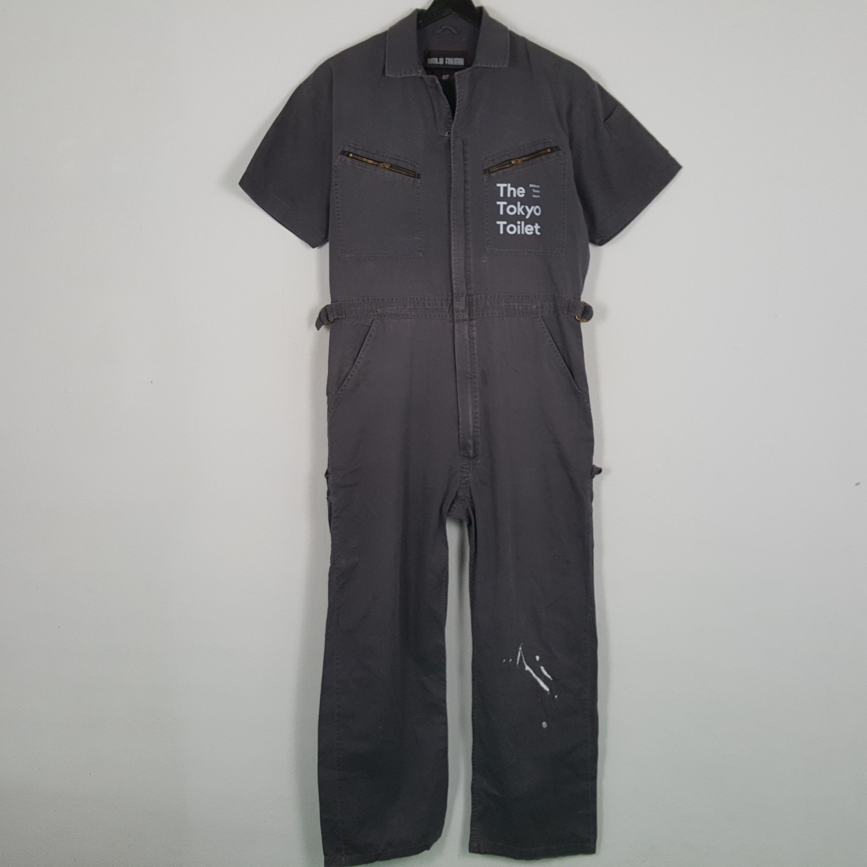 Japanese Brand × Vintage THE TOKYO TOILET Japanese Brand Custom Art Coverall Jacket Size US L / EU 52-54 / 3 - 4 Thumbnail