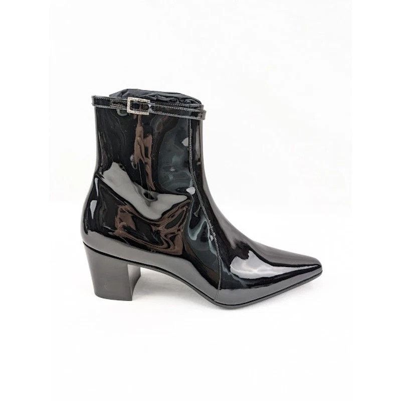 Saint Laurent Paris o1rshd1 Q:2 / Arsun 70 Zipped Boots in Nero Size US 8 / EU 41 - 19 Thumbnail