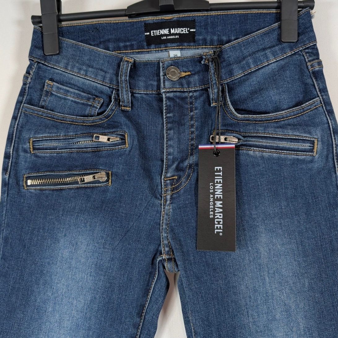 Unknown London Etienne Marcel Classic Skinny Jeans Blue Women’s Size 25 NWT Size 25" / US 0 / IT 36 - 5 Thumbnail