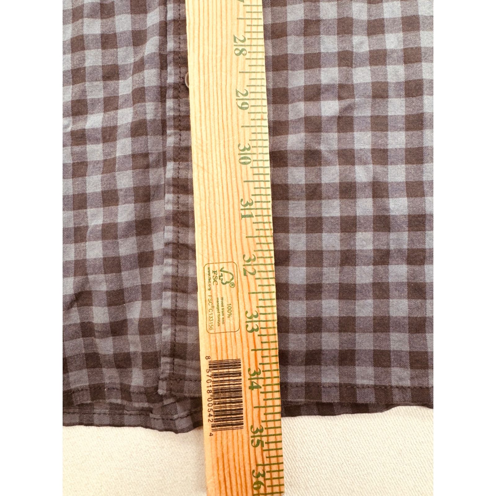 Vintage VINTAGE Mutual Weave Long Sleeve Button-Up Mens 4XLT Check Shirt NEW NWT 2753 Size US XXL / EU 58 / 5 - 7 Thumbnail