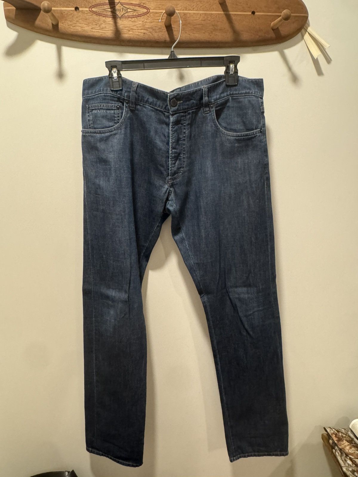 Prada Prada ss19 selvedge denim jeans Size US 34 / EU 50 - 1 Thumbnail