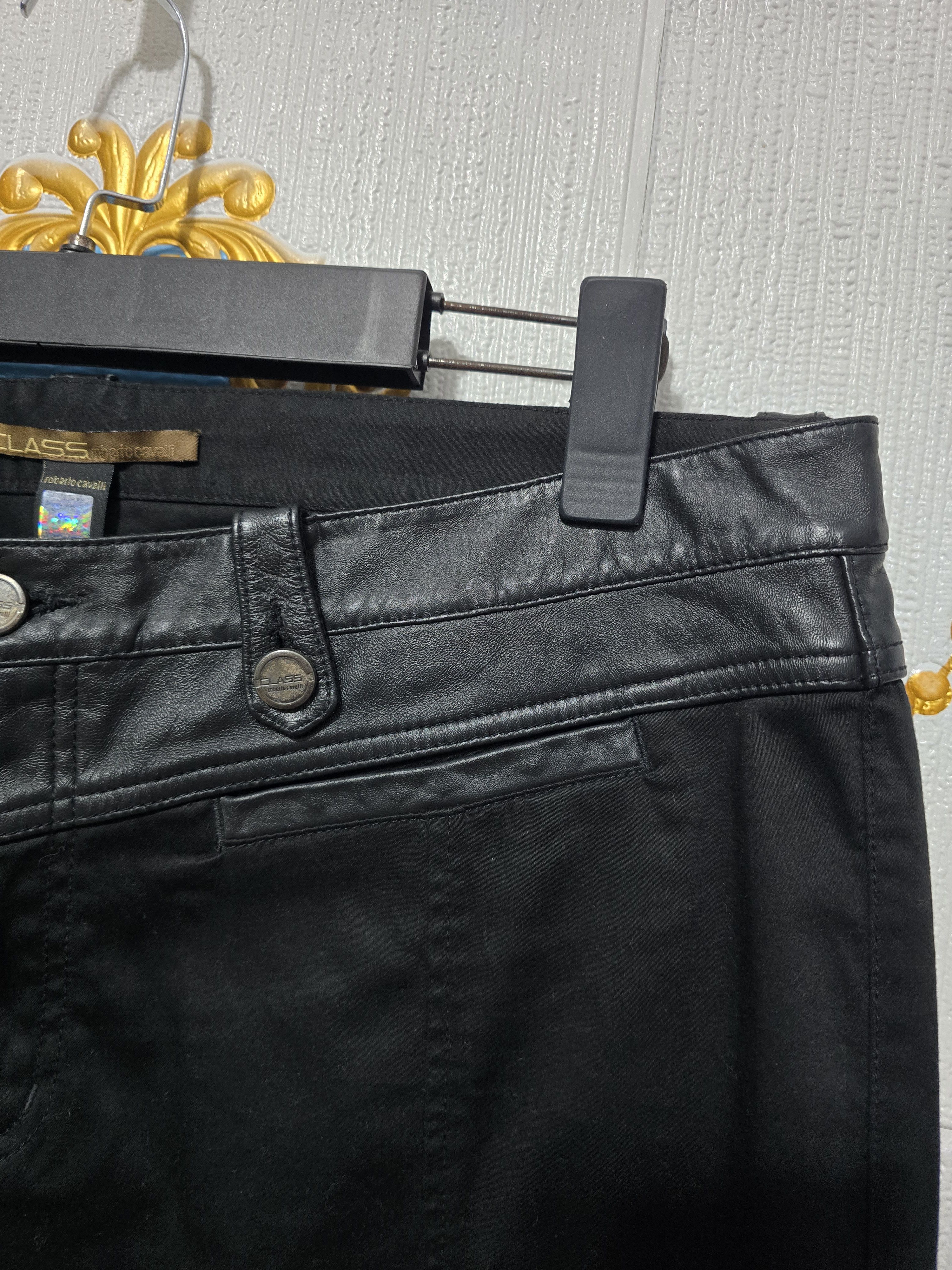 Roberto Cavalli Class Roberto Cavalli trousers leather waistband. VINTAGE Size 42" / US 20 - 7 Thumbnail