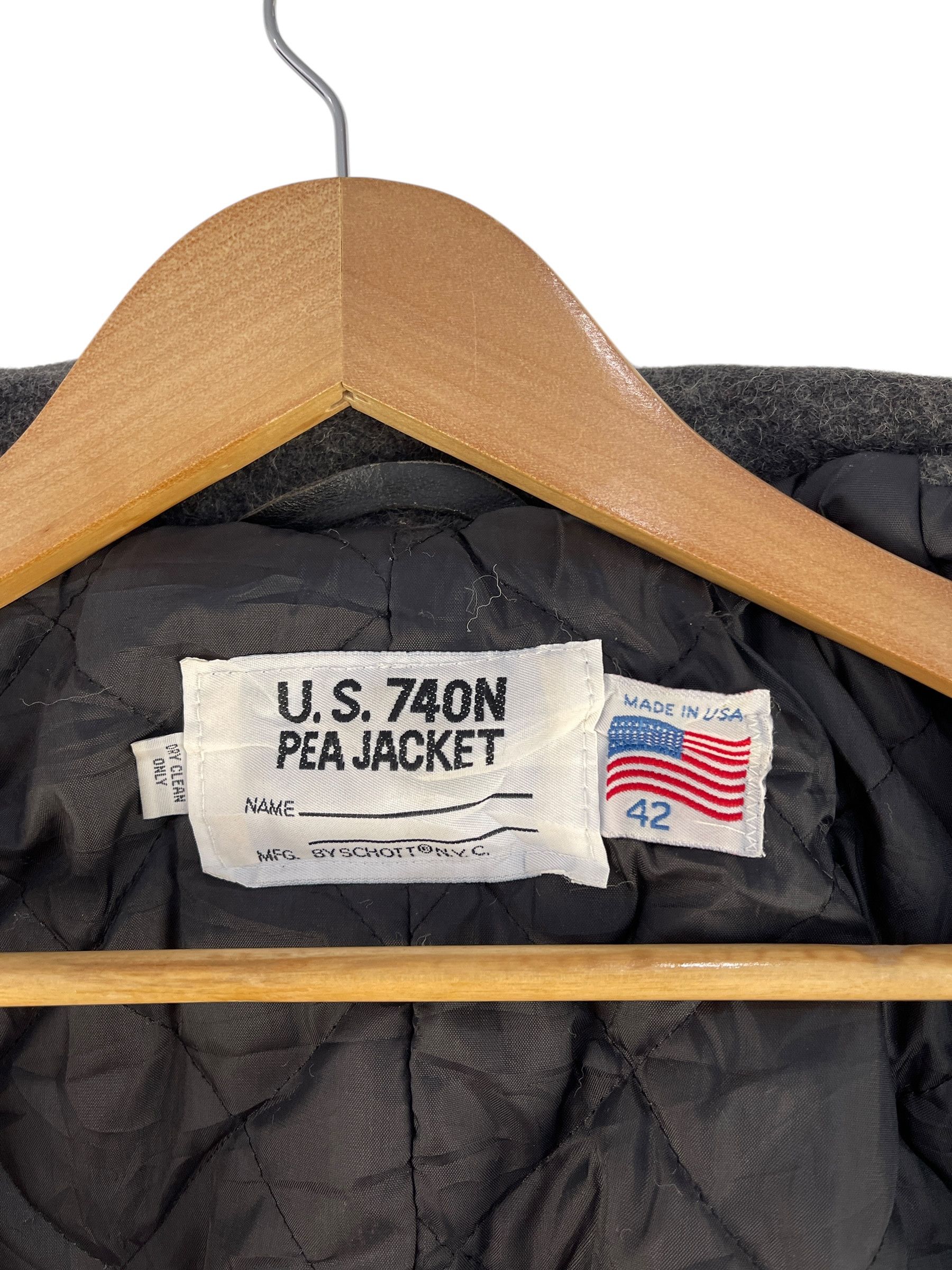 Schott Vintage U.S 740S SCHOTT Pea Jacket Size US M / EU 48-50 / 2 - 11 Thumbnail