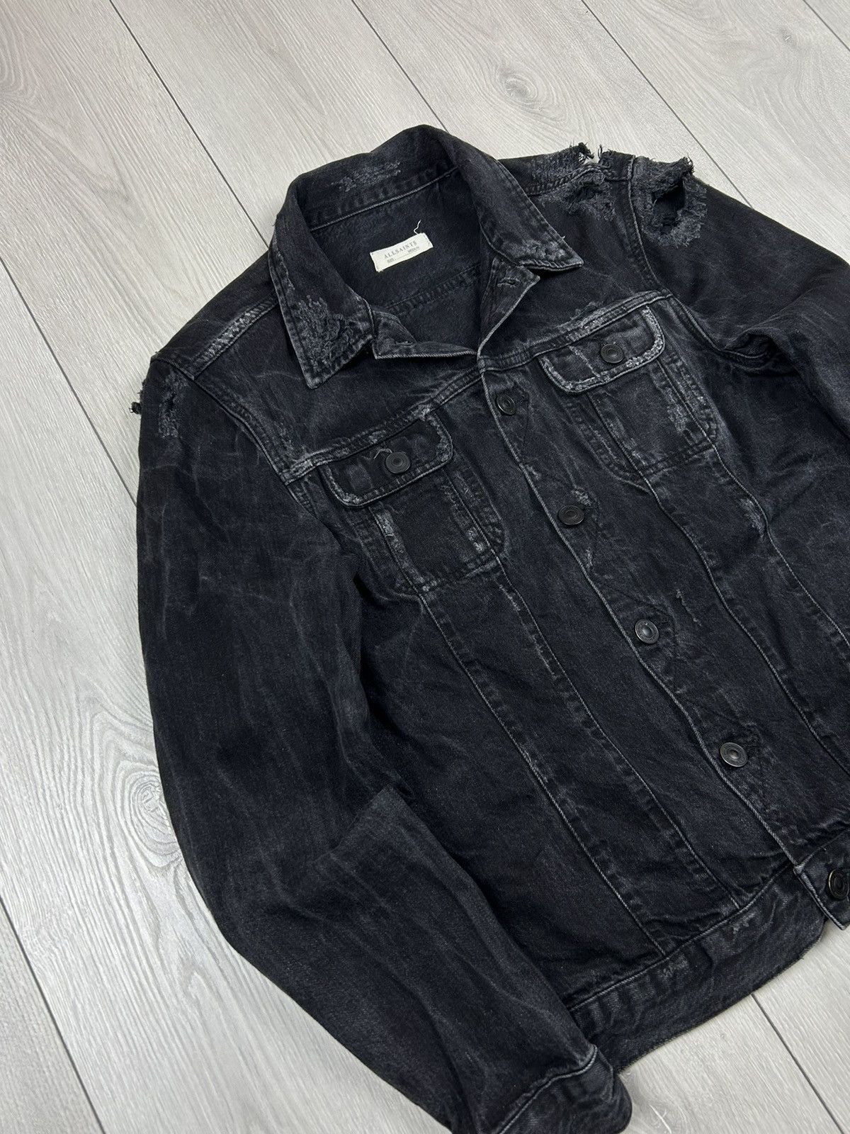 Allsaints AllSaints Men’s Snipe Denim Jeans Size M Graphite Black Size US M / EU 48-50 / 2 - 3 Thumbnail