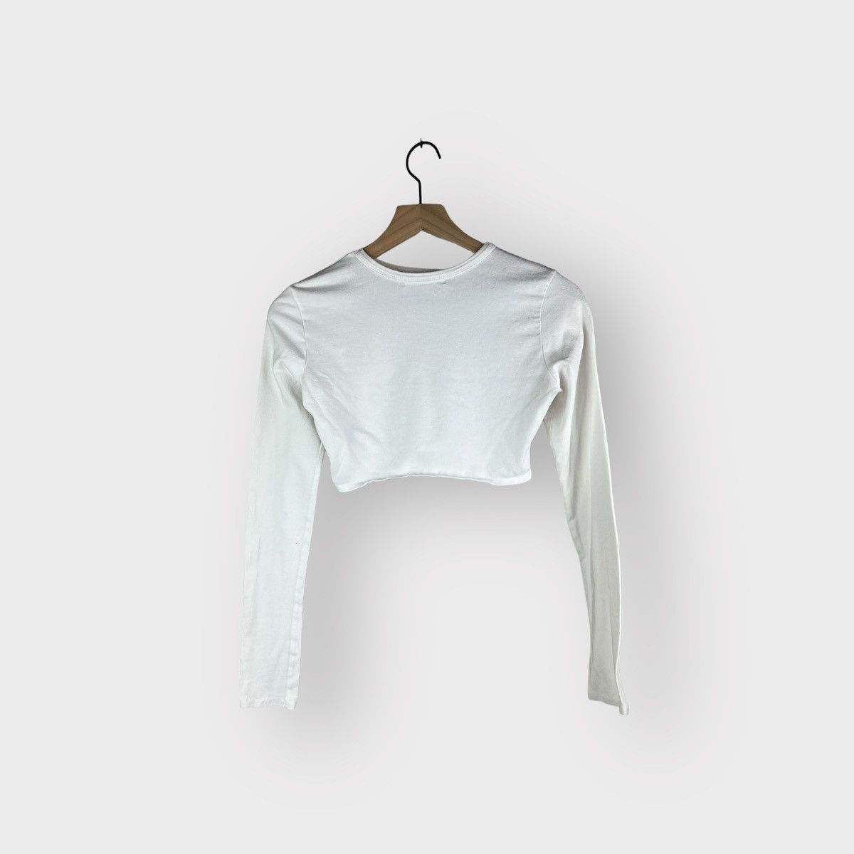 Urban Outfitters × Vintage Vintage 2000's "Los Angeles" Long Sleeve Cropped Top Size S / US 4 / IT 40 - 2 Thumbnail