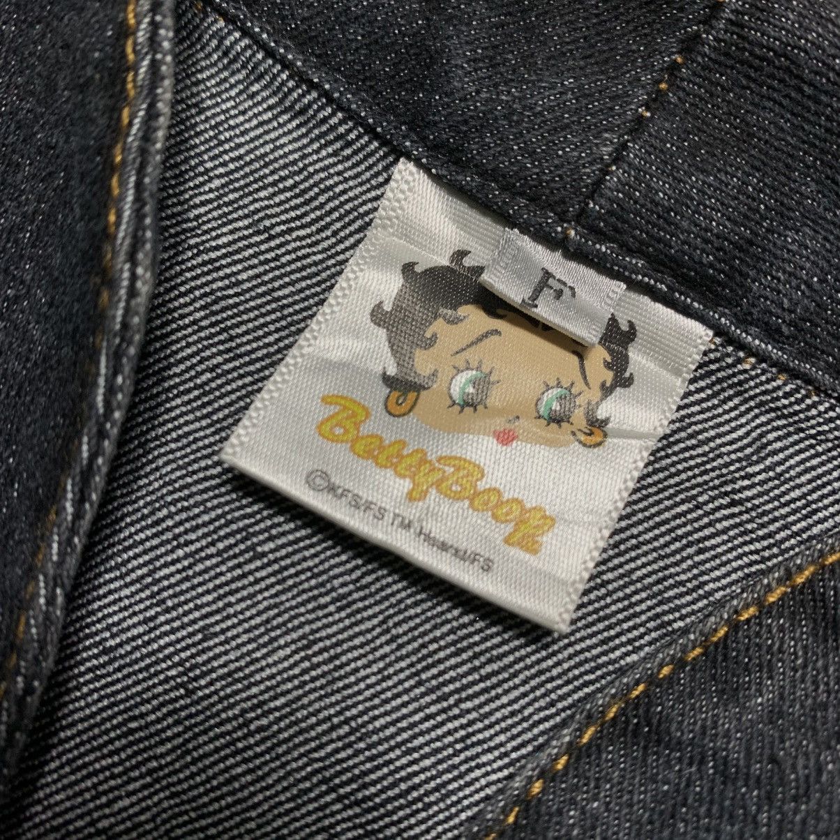Anime Vtg Betty Boop Cheongsam Embroidery Denim Size L / US 10 / IT 46 - 5 Thumbnail