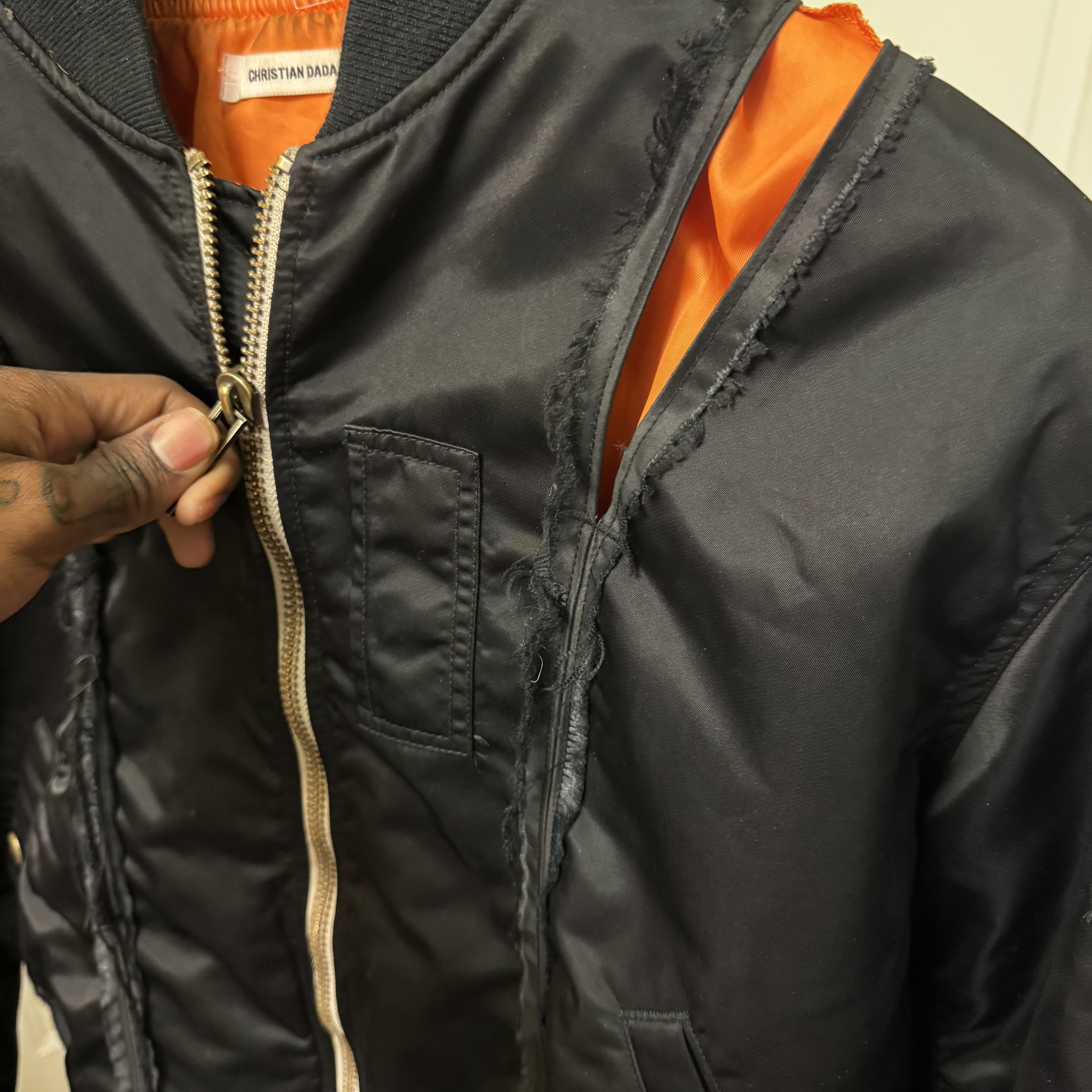 Christian Dada Christian Dada Deconstructed Bomber Size US XXS / EU 40 - 4 Thumbnail