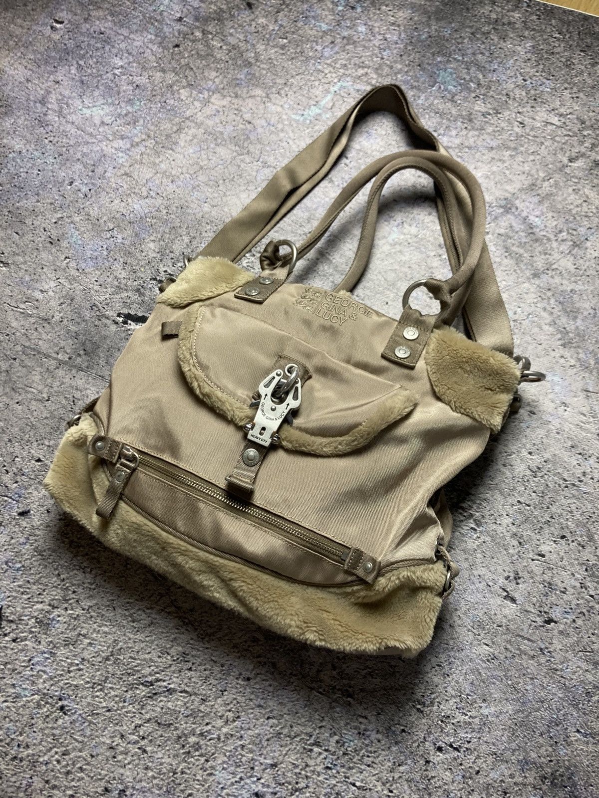 George Gina & Lucy × Vintage Bag George Gina & Lucy Chic Snake Vintage Avant Garde Rap Size ONE SIZE - 1 Thumbnail