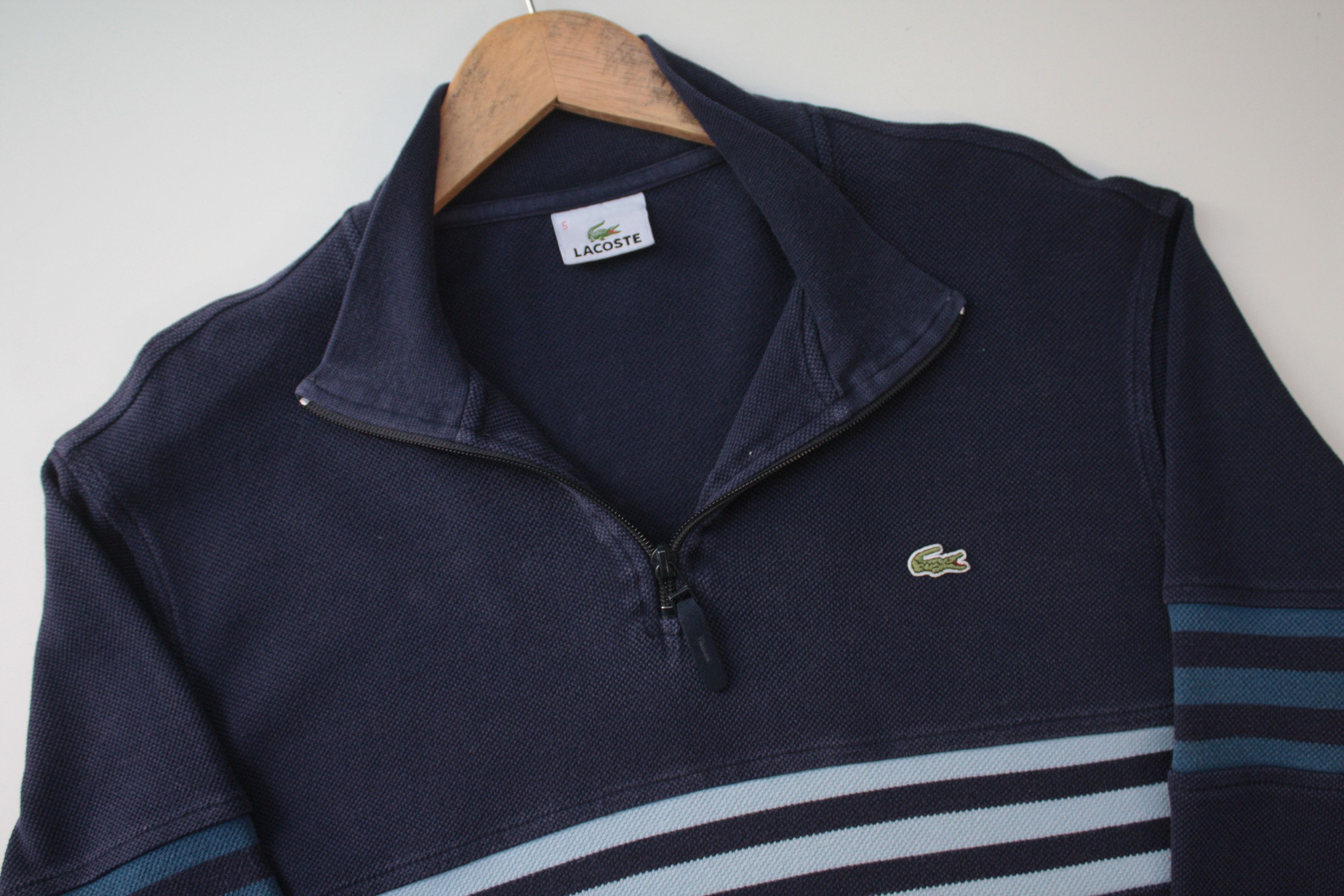 Lacoste Lacoste Vintage Navy Pullover Men's L Size US L / EU 52-54 / 3 - 5 Thumbnail