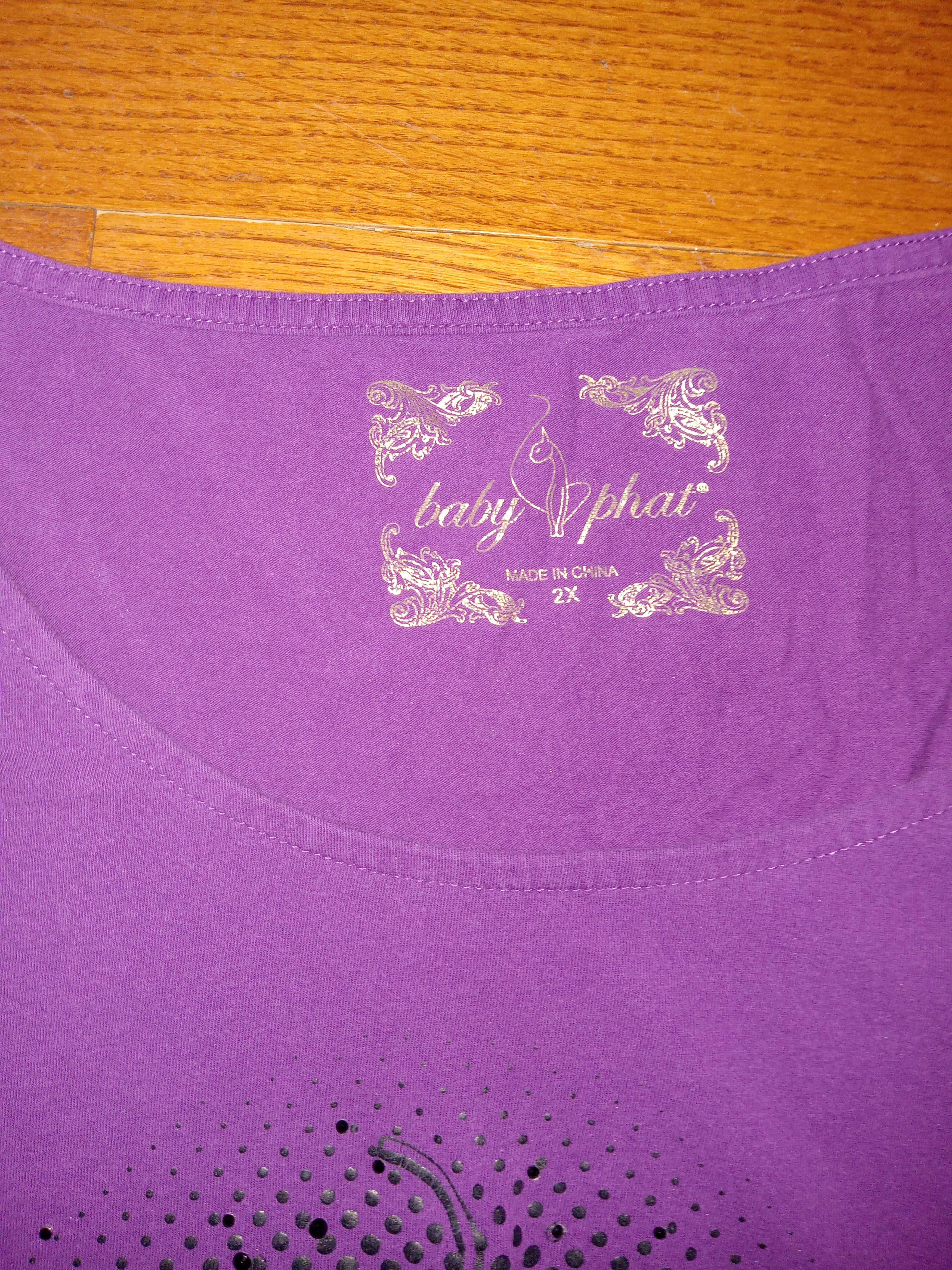 Vintage Vintage Baby Phat Cold Shoulder Blouse Size L / US 10 / IT 46 - 3 Thumbnail