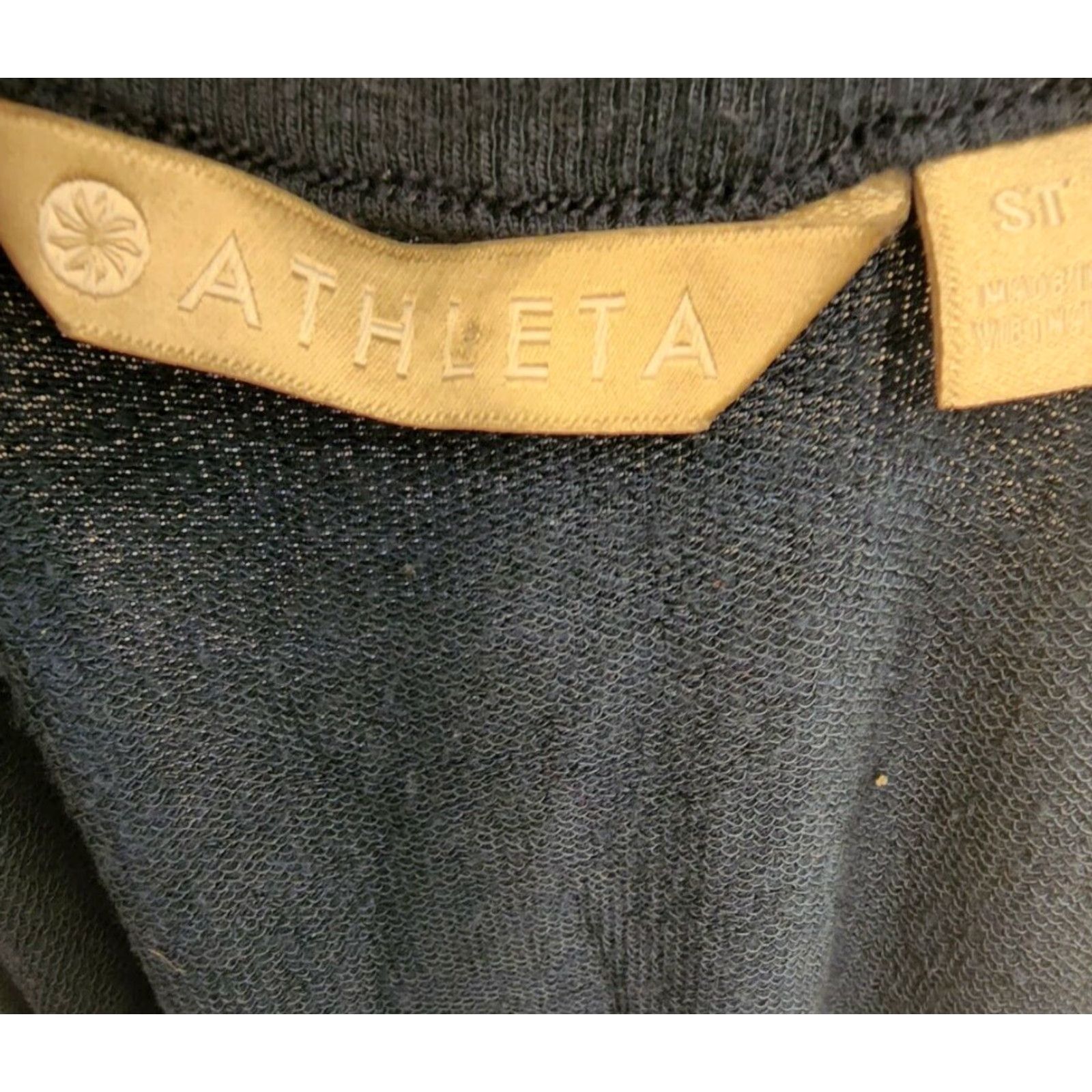 Athleta Athleta Sweatshirt - Constellation Cutout Neckline - Size S Tall - Blue - Women's Activewear Pullover Shirt Size S / US 4 / IT 40 - 4 Thumbnail