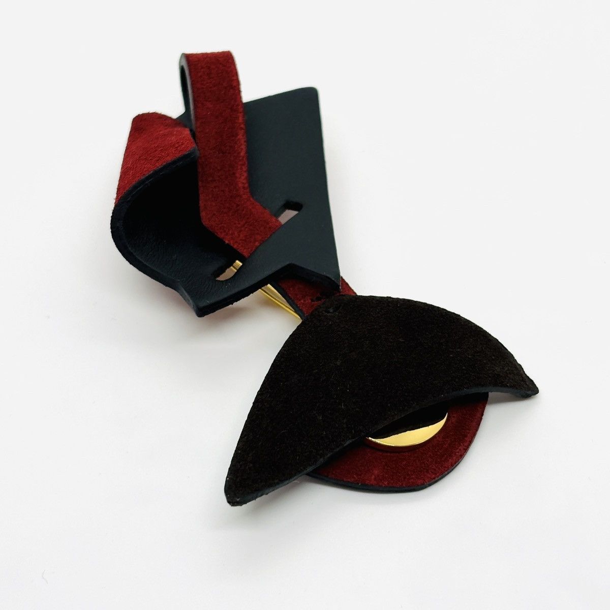 Marni Geometric Leather Brooch Size ONE SIZE - 3 Thumbnail