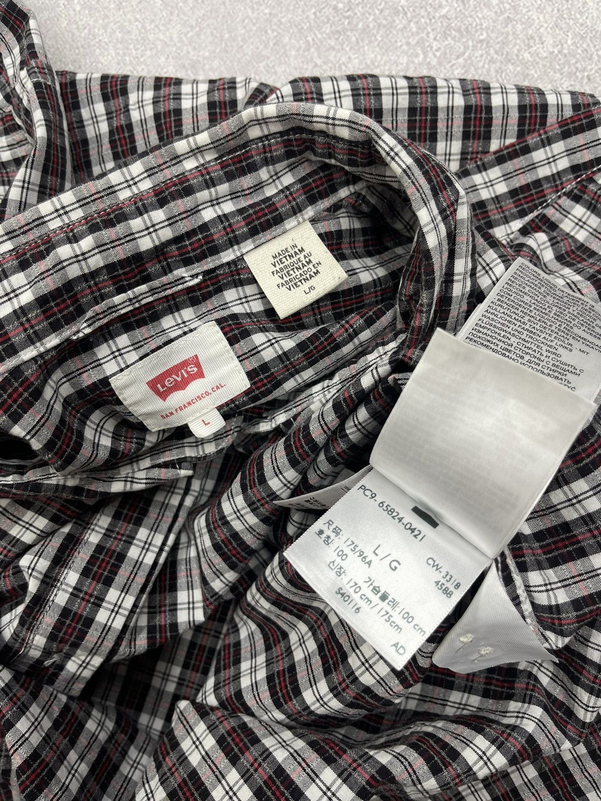 Levi's Mens Levis Strauss Shirt Into a Cage Size L Size US L / EU 52-54 / 3 - 6 Thumbnail