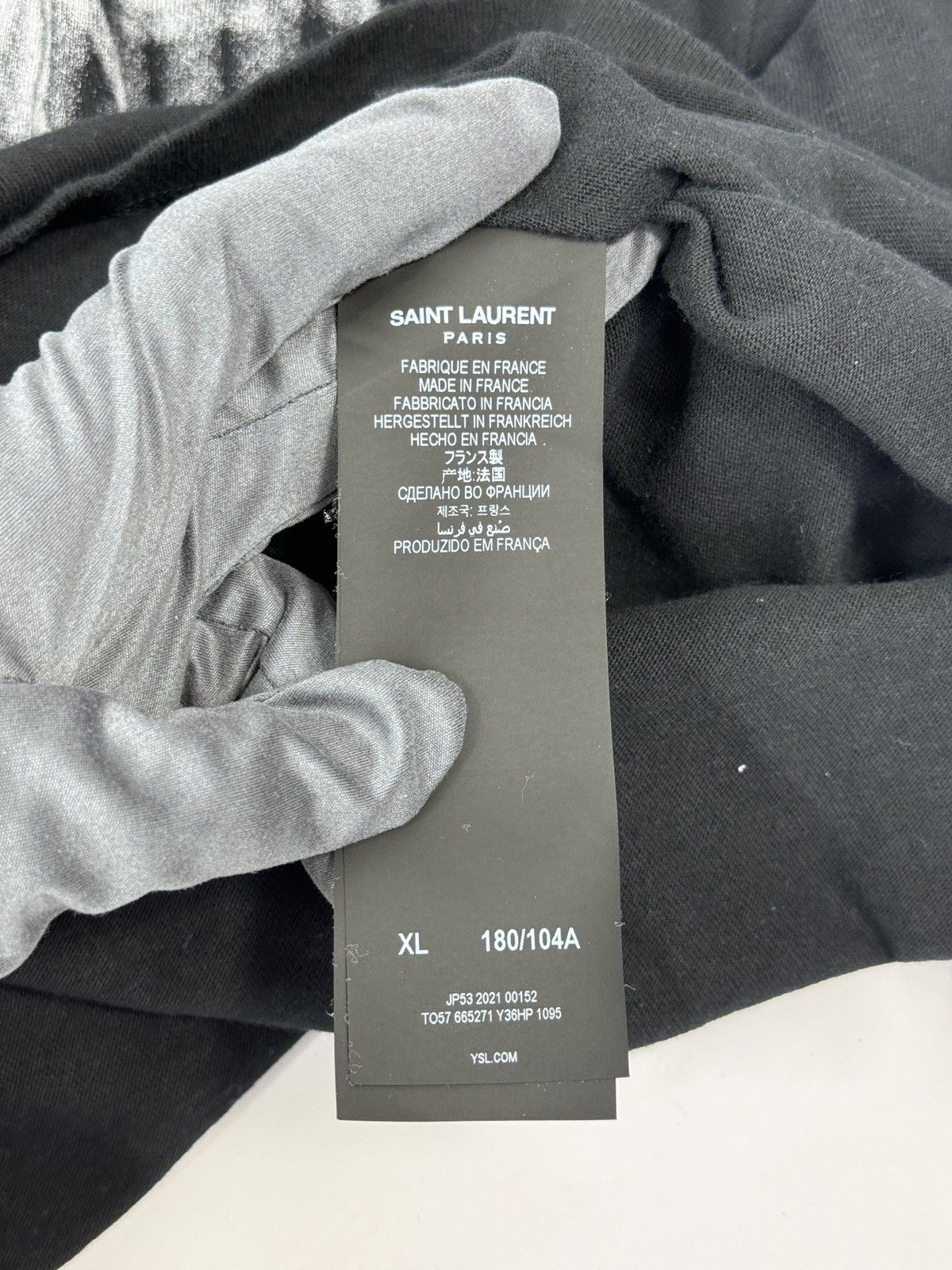 Saint Laurent Paris GRAPHIC PRINT T-SHIRT Size US XL / EU 56 / 4 - 4 Thumbnail