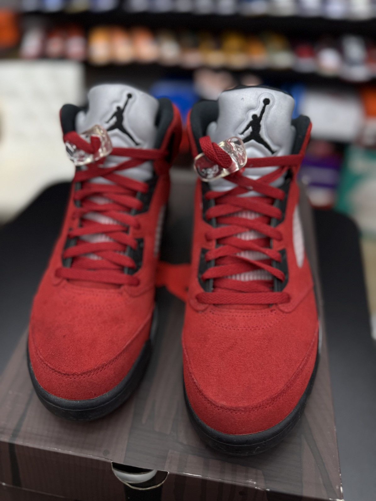 Nike Jordan 5 Raging Bulls Size 10.5 (DD0587-600) 🧼 Size US 10.5 / EU 43-44 - 6 Thumbnail