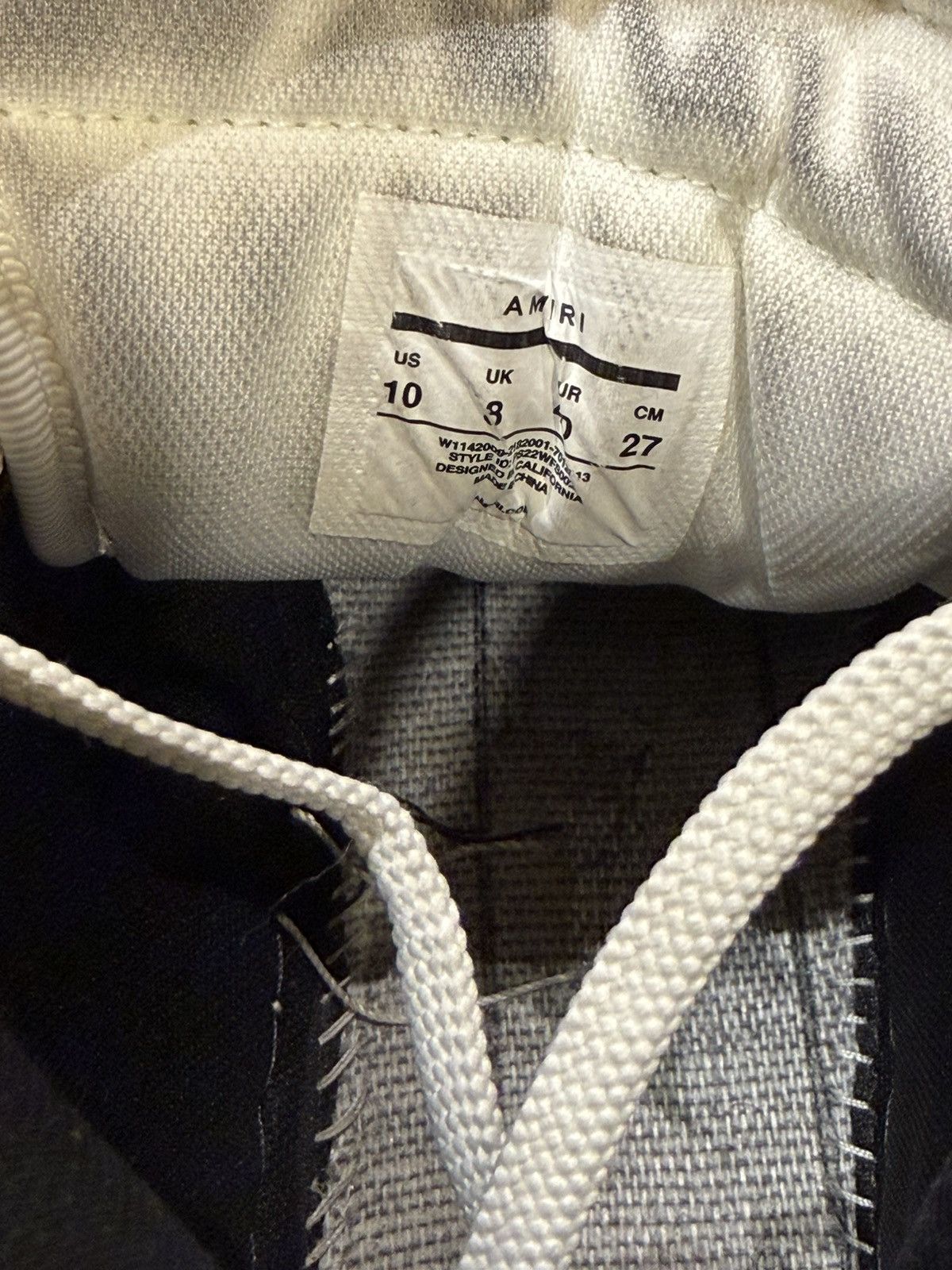 Amiri Amiri Skel Top High Sneakers - White Black Size US 10 / EU 43 - 8 Thumbnail