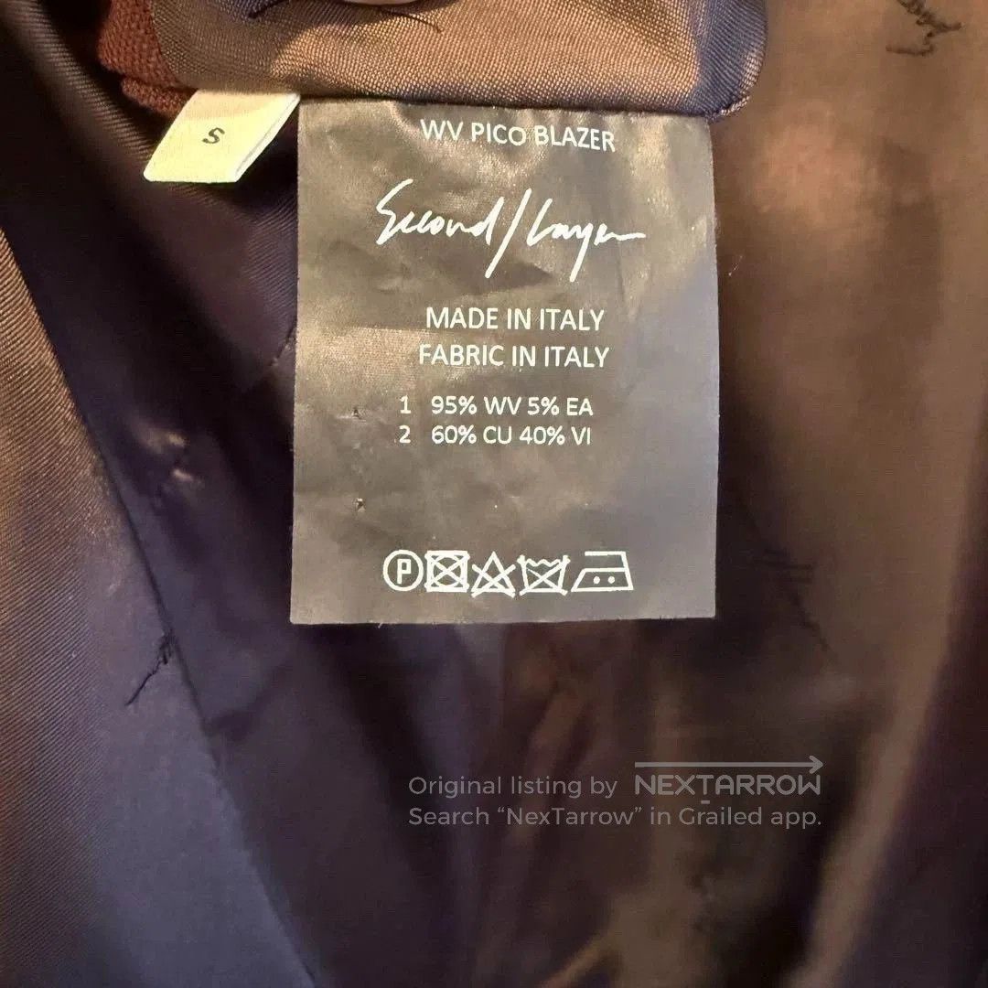 Yohji Yamamoto Second Layer Double Breasted Blazer. Size US S / EU 44-46 / 1 - 6 Thumbnail