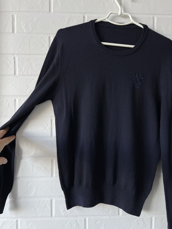 Versace Versace Collection Mens Wool Sweaters Blue Size M Size US M / EU 48-50 / 2 - 7 Thumbnail