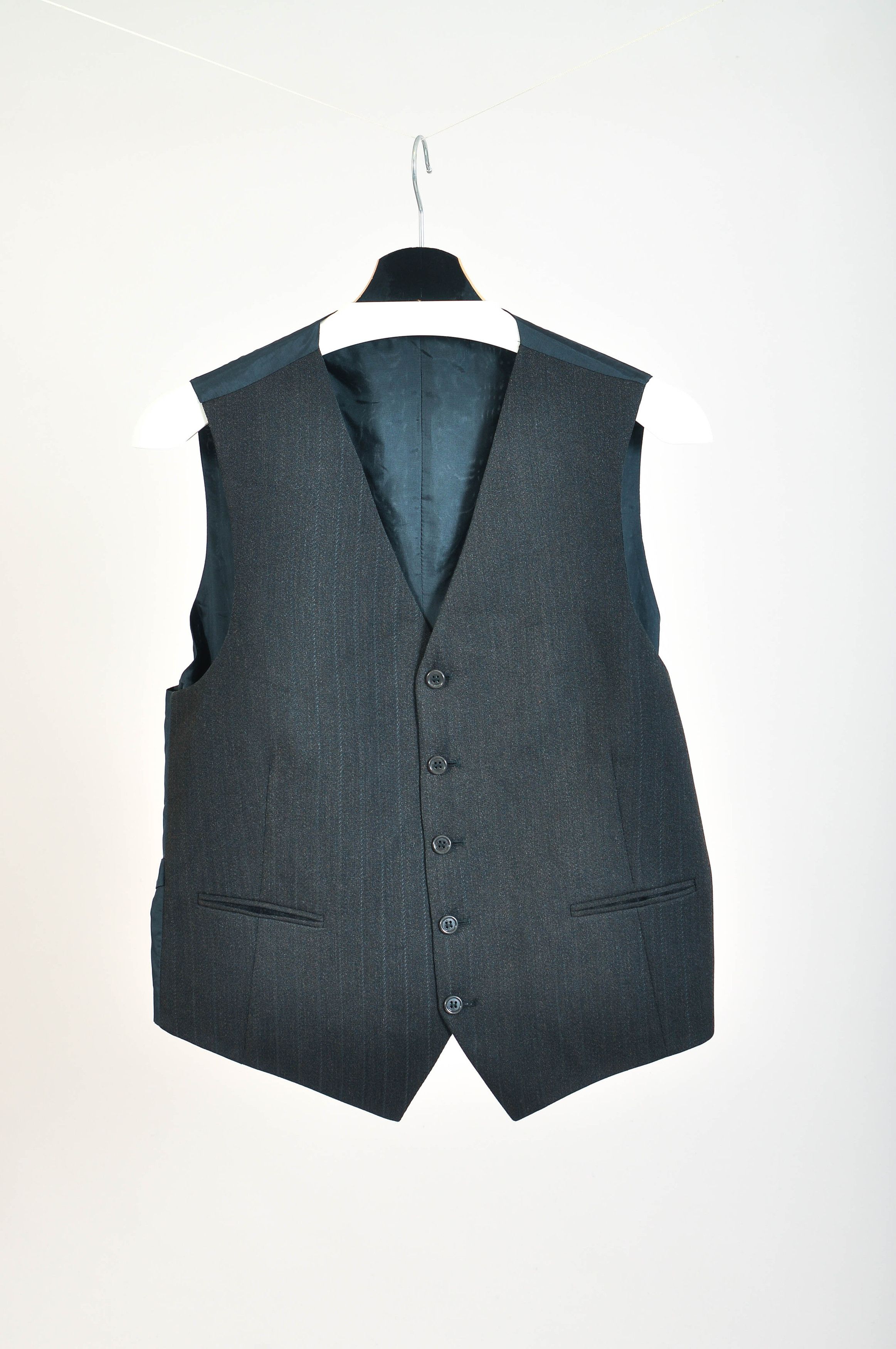 Other Vintage 90s dark grey suit Size 44S - 2 Thumbnail
