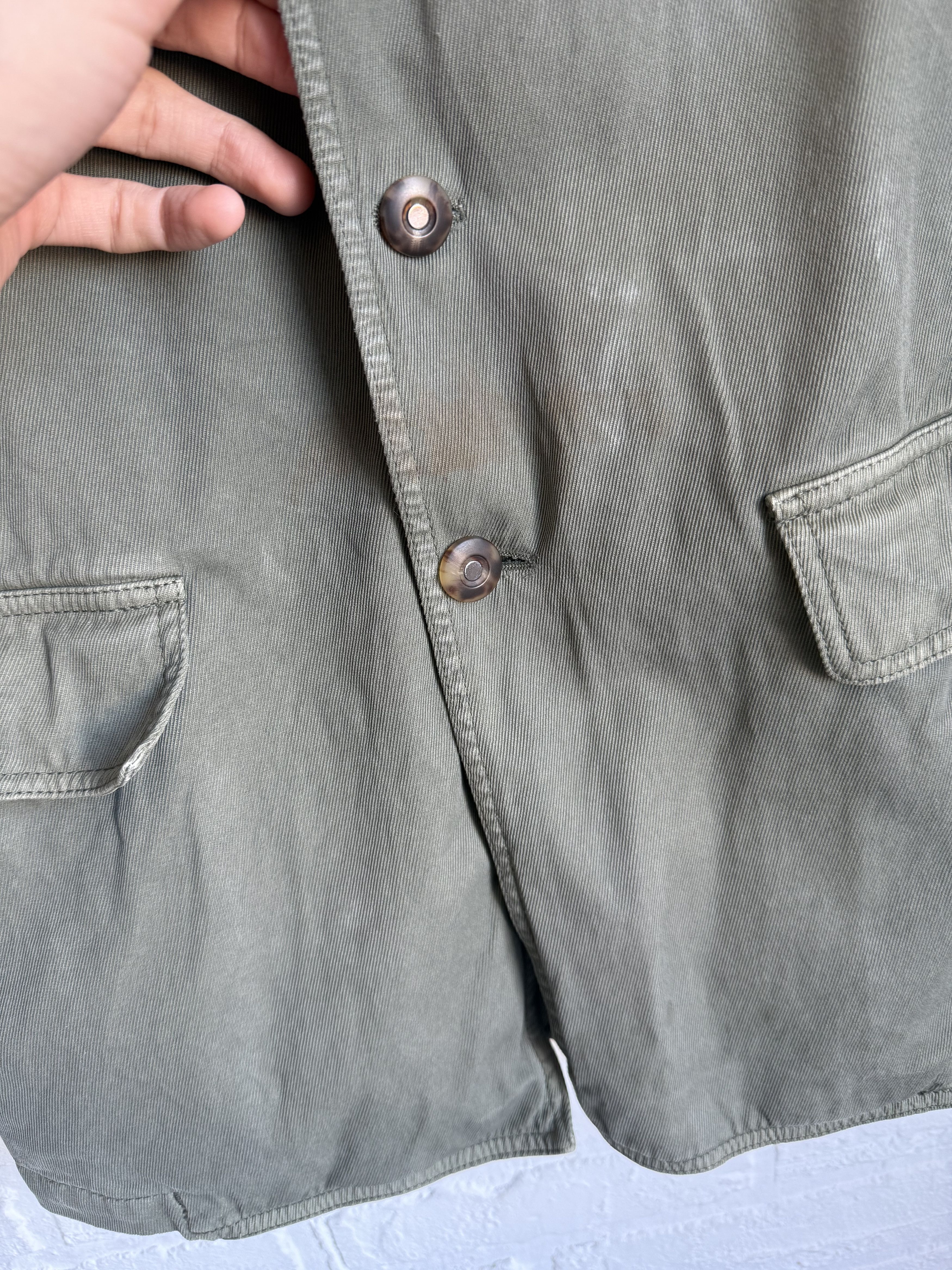 Other MONTEDORO Italian military cotton blazer Size US M / EU 48-50 / 2 - 6 Thumbnail