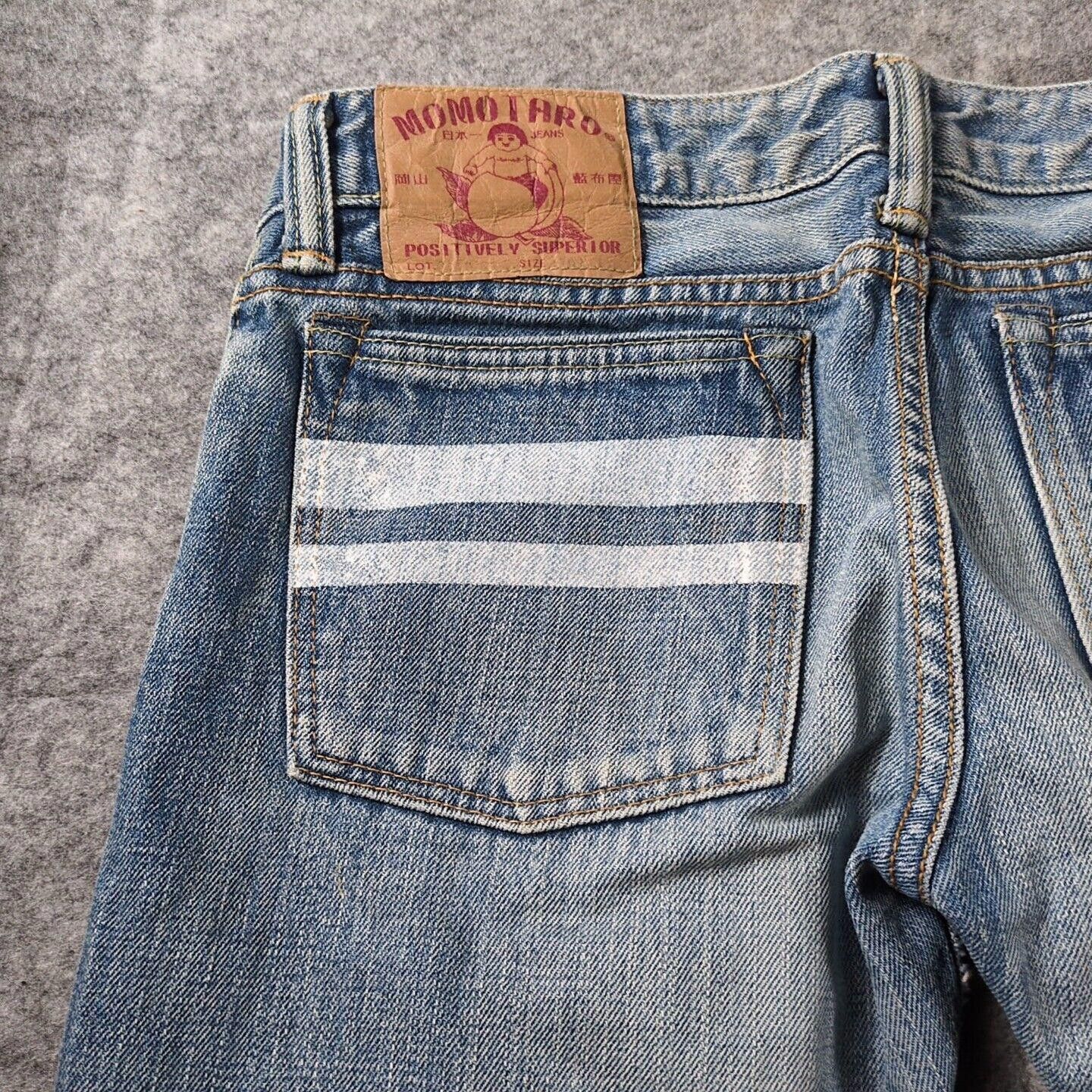 Momotaro Jeans Momotarou Jeans Pants Japan Denim Zipper Selvedge Distressed Size US 32 / EU 48 - 6 Thumbnail