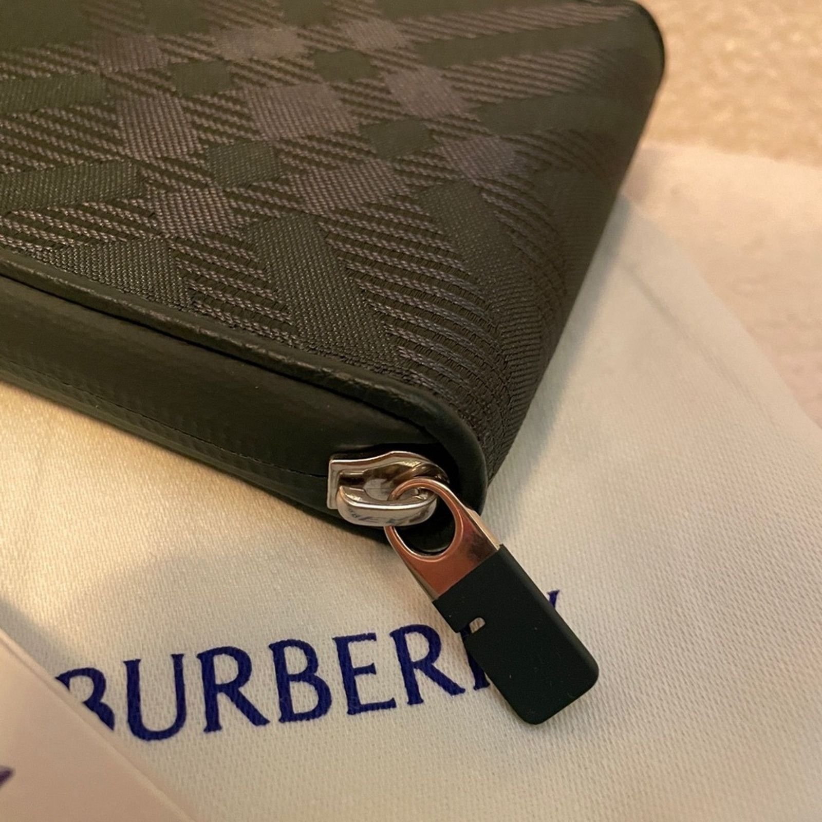 Burberry Burberry Black Checkered Wallet Size ONE SIZE - 5 Thumbnail