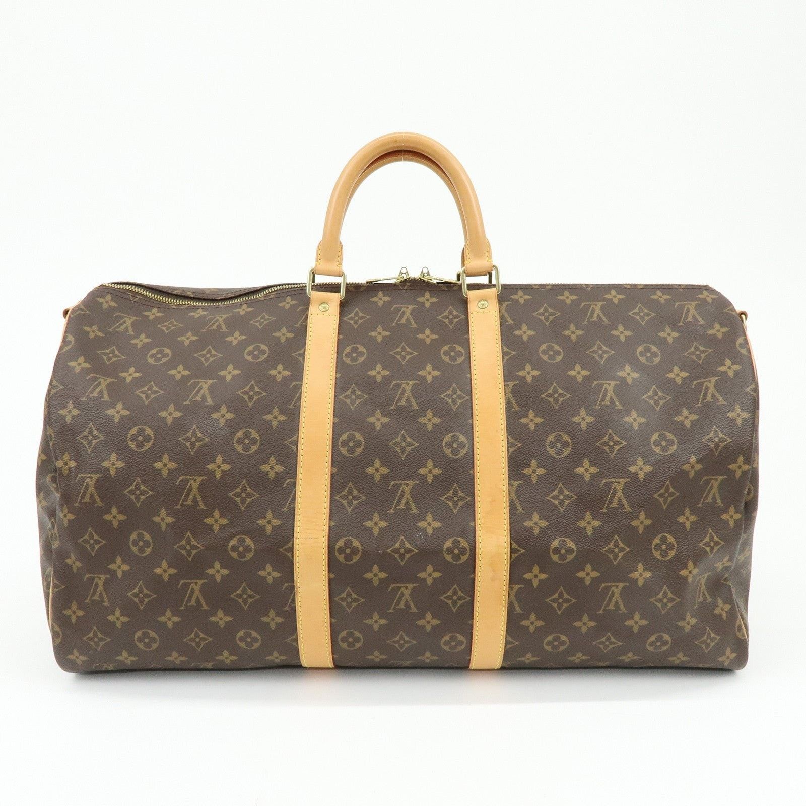 Louis Vuitton Louis Vuitton Monogram Keepall Bandouliere 55 Duffle Bag Size ONE SIZE - 2 Thumbnail