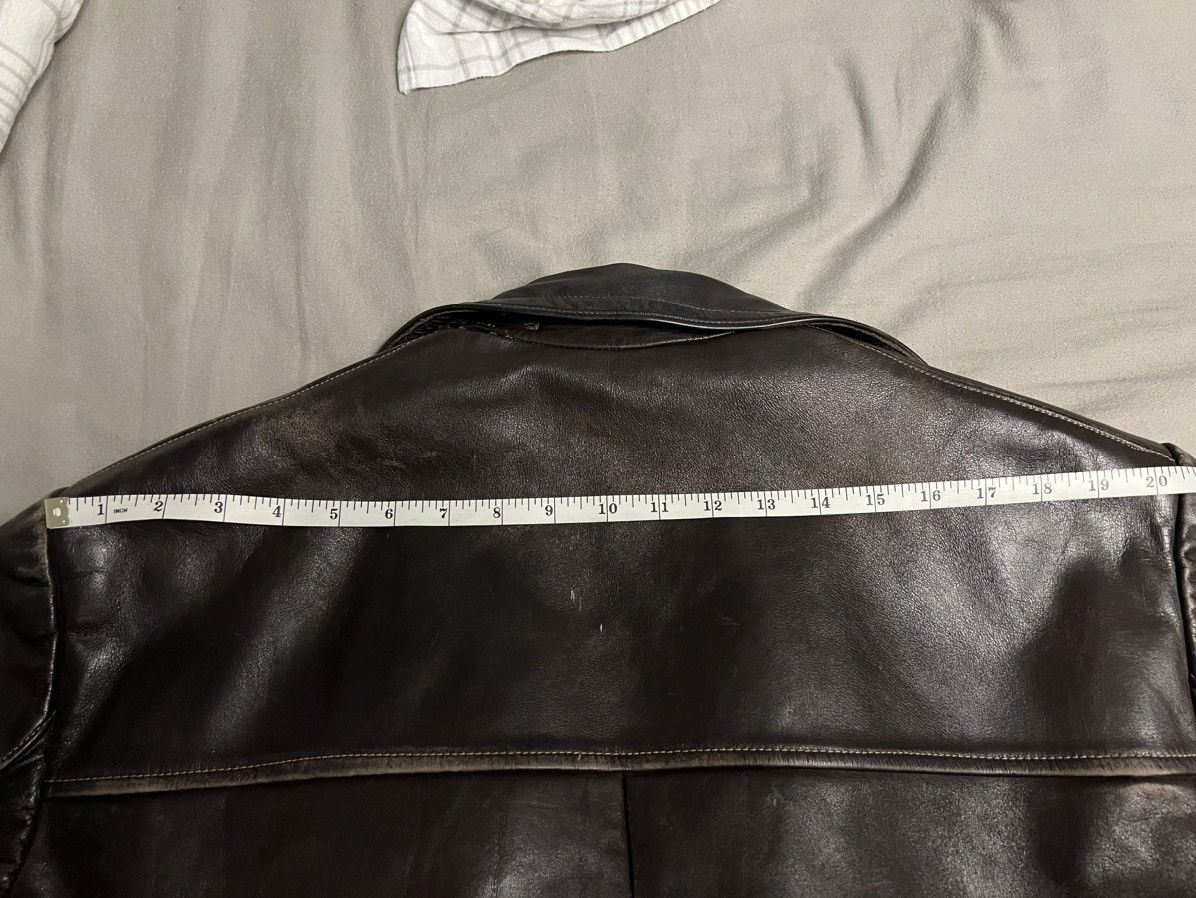 Vintage Cathcart London Archives Horsehide 1940s French Moto Jacket Size US XXL / EU 58 / 5 - 9 Thumbnail