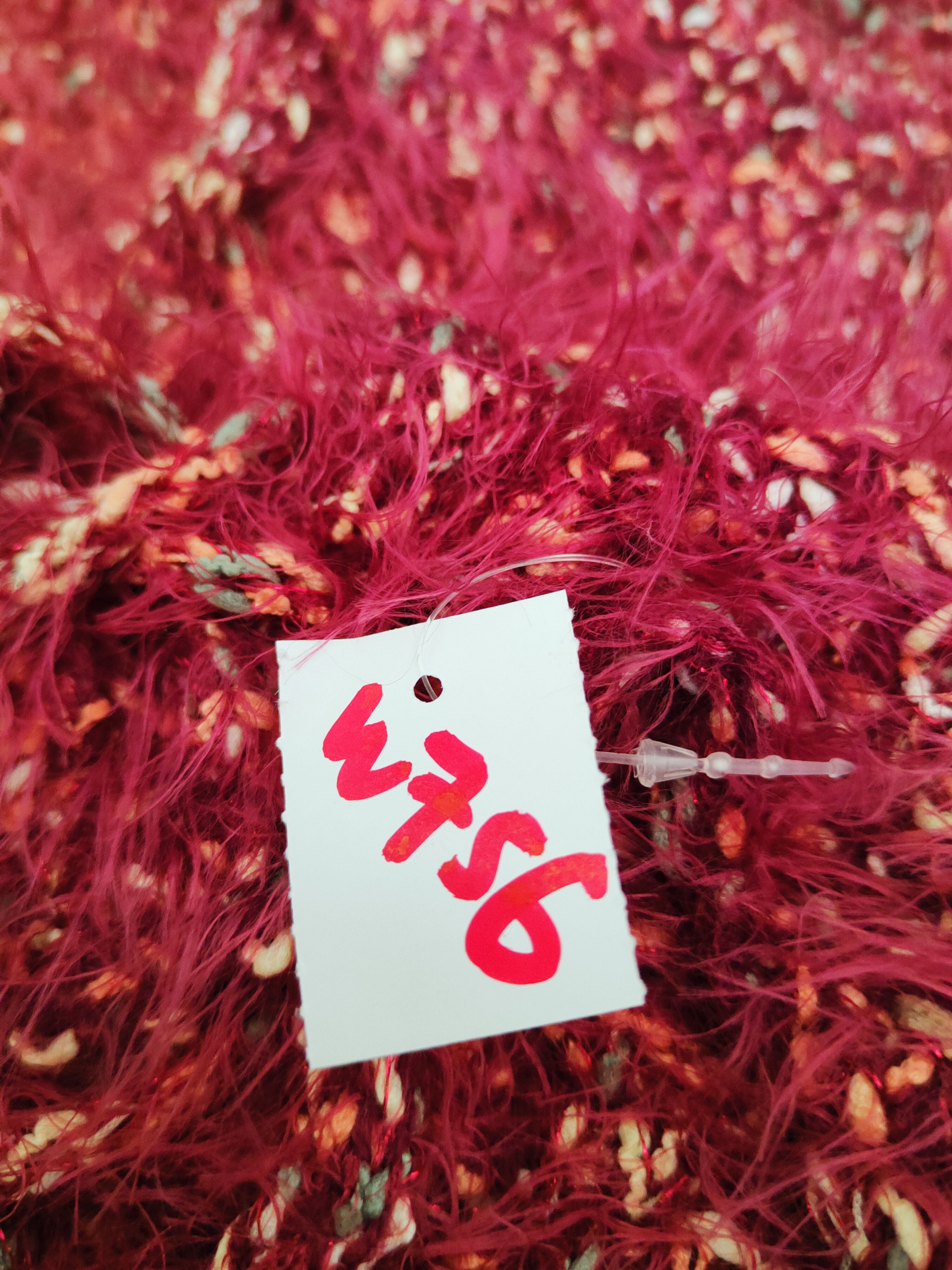 Japanese Brand × Vintage Japan Maroon Shag Shaggy Fur Mohair Knitwear #W756 Size M / US 6-8 / IT 42-44 - 12 Thumbnail