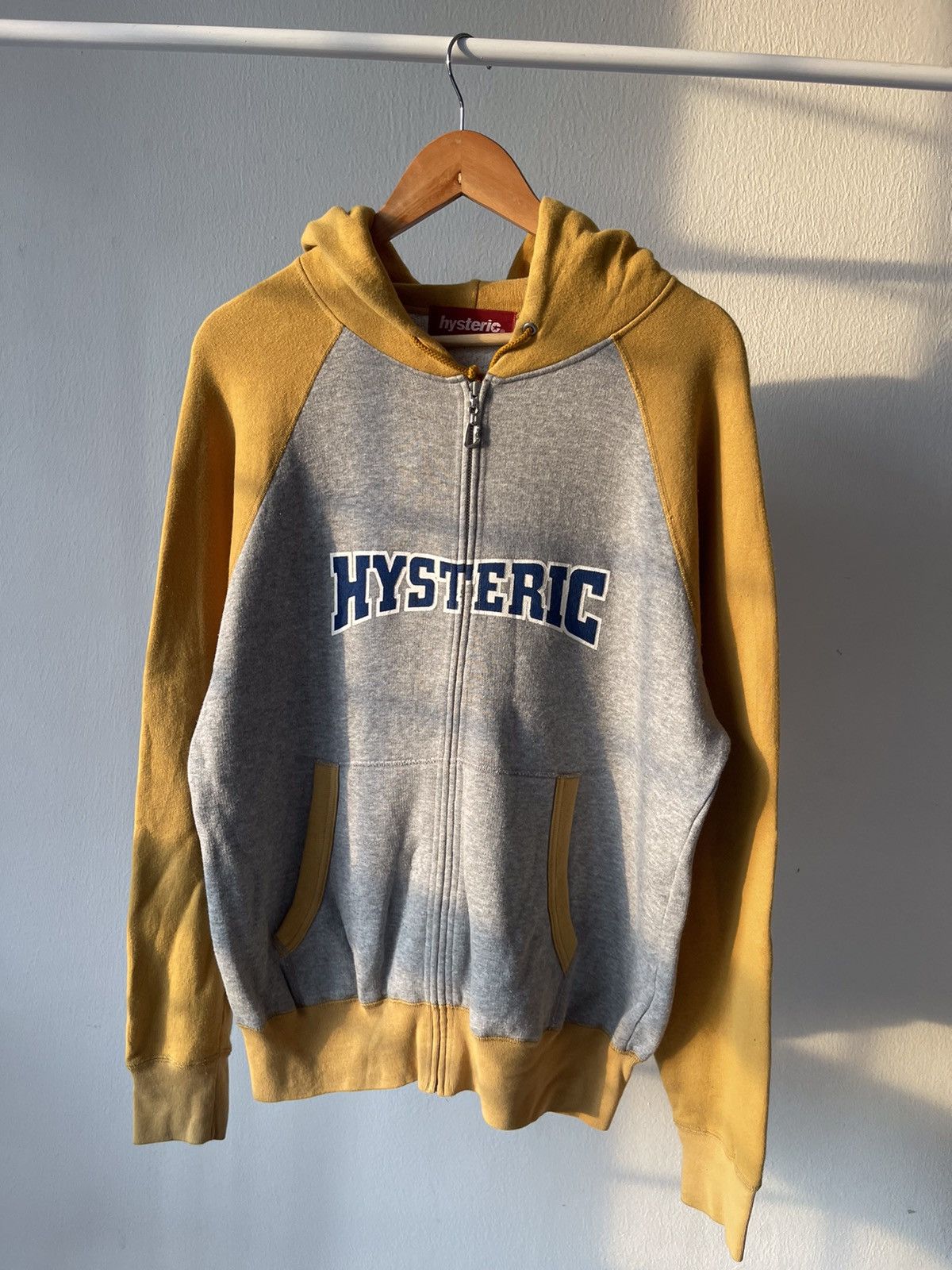 90s Hysteric Glamour Spellout Zip Hoodie