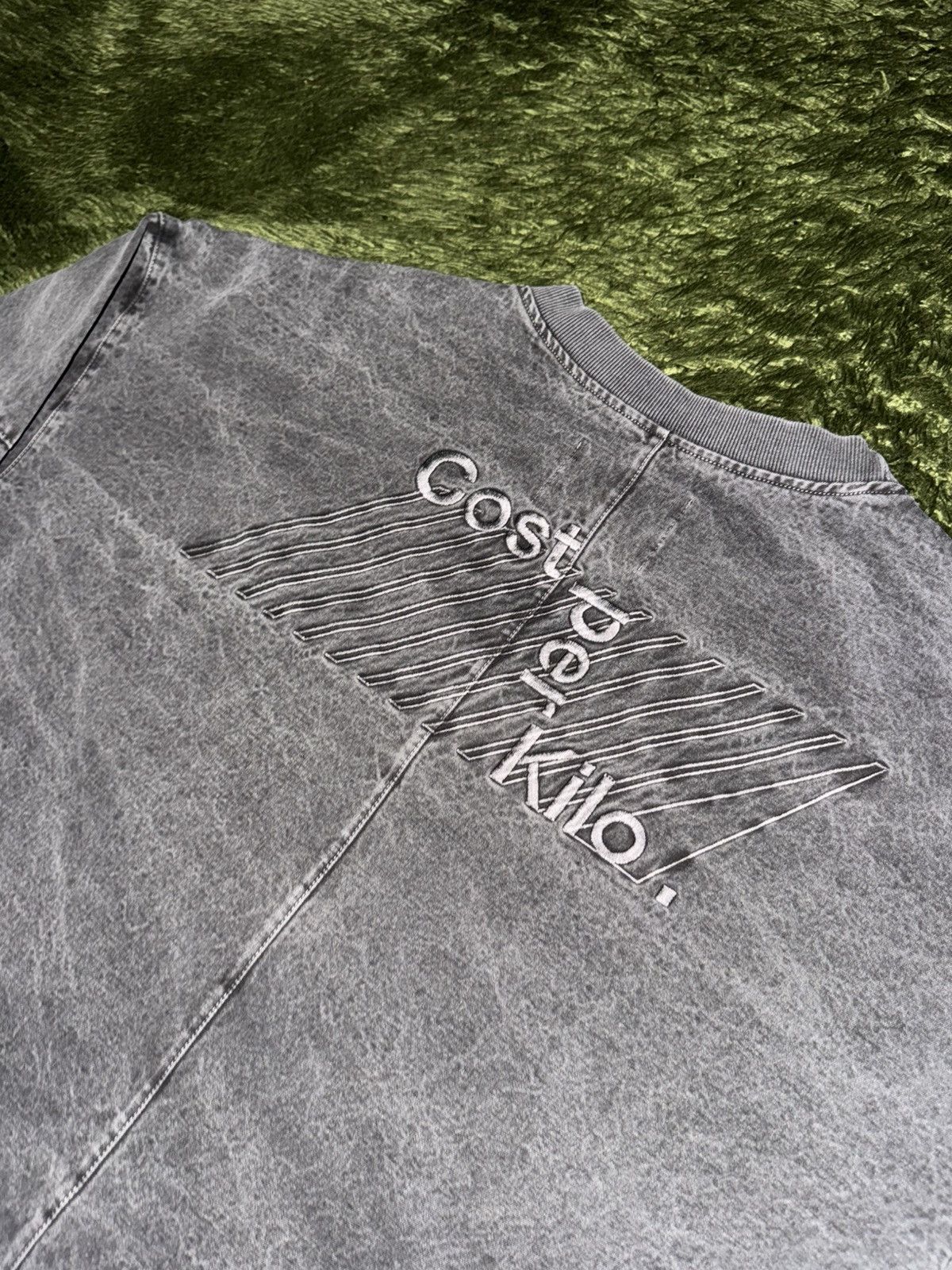 Japanese Brand [XL] cost per Kilo Vintage Wash Cotton Pullover Grey Size US XL / EU 56 / 4 - 9 Thumbnail