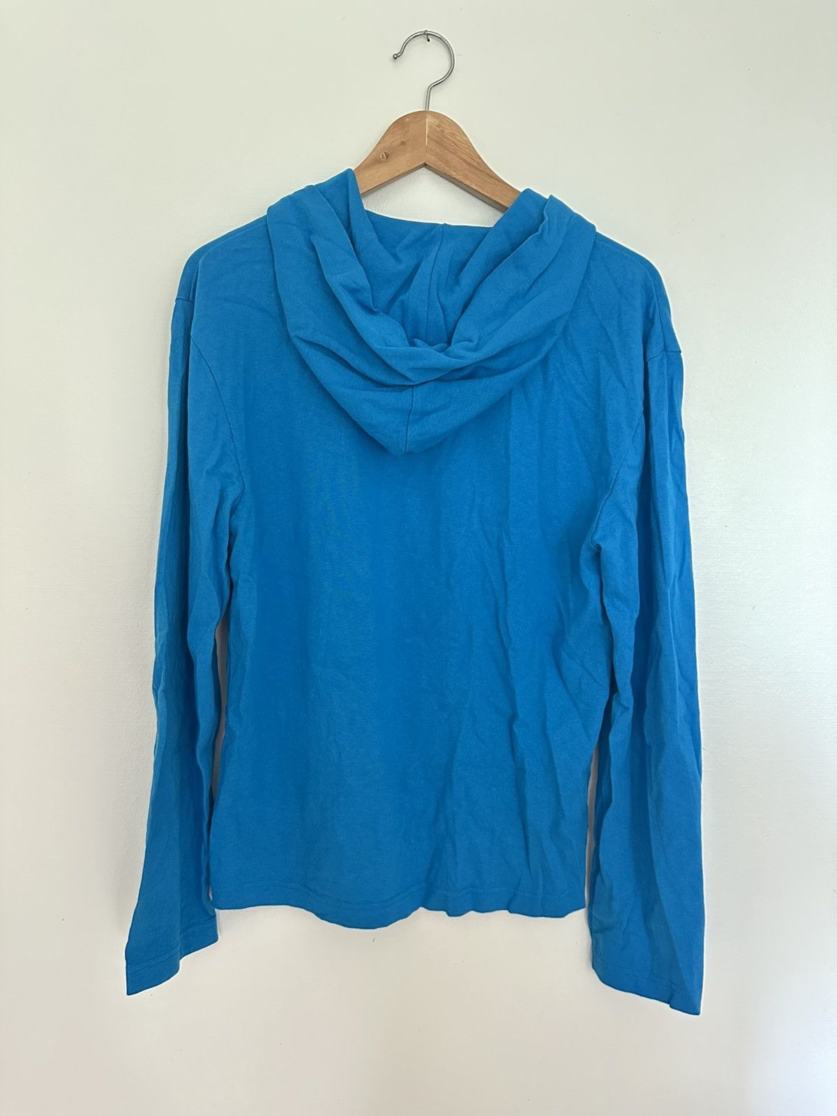 Acne Studios Acne Studios blue hoodie longsleeve with glitter rhinestones Size US XS / EU 42 / 0 - 6 Thumbnail
